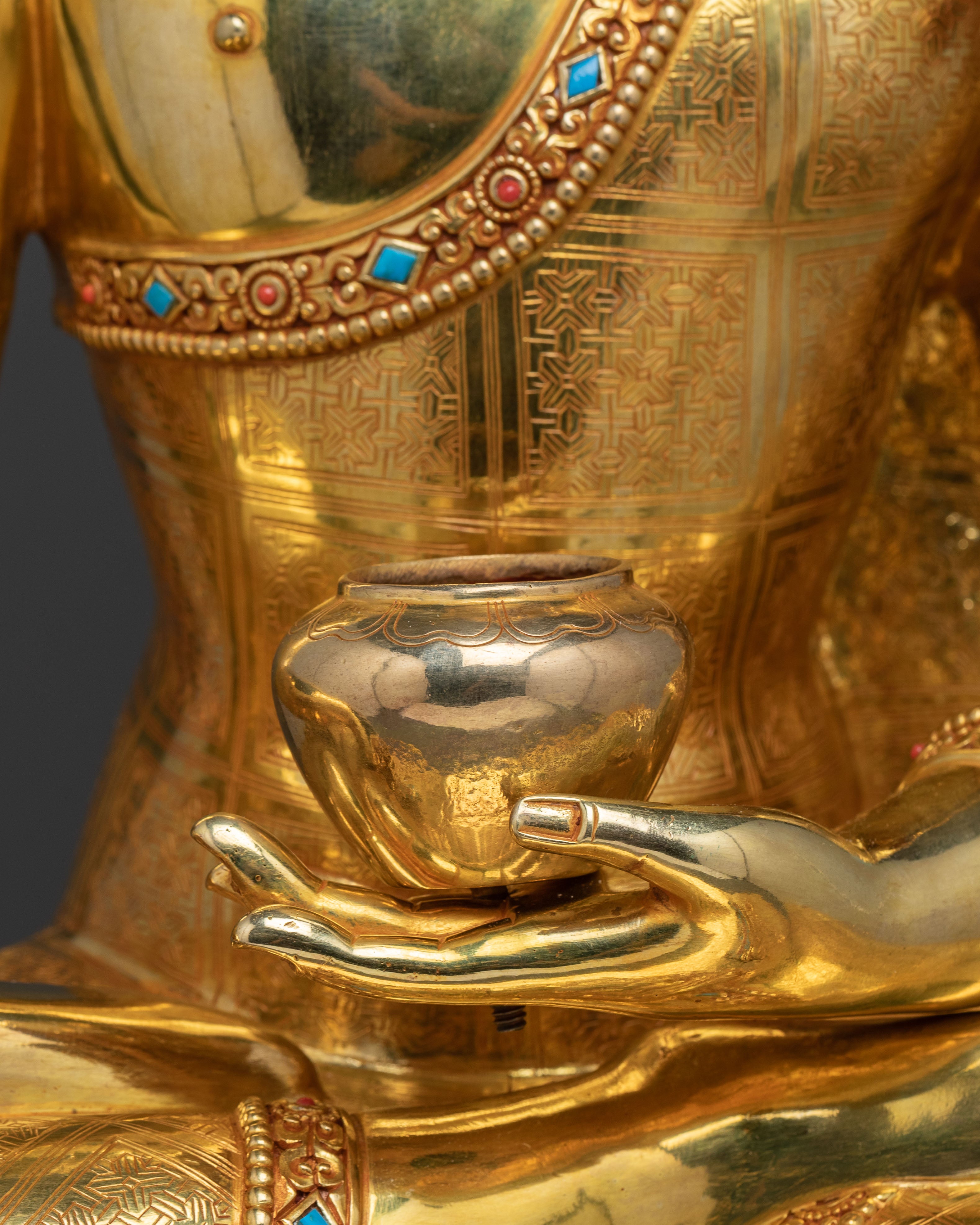 Shakyamuni Buddha Mindfulness Meditation Statue