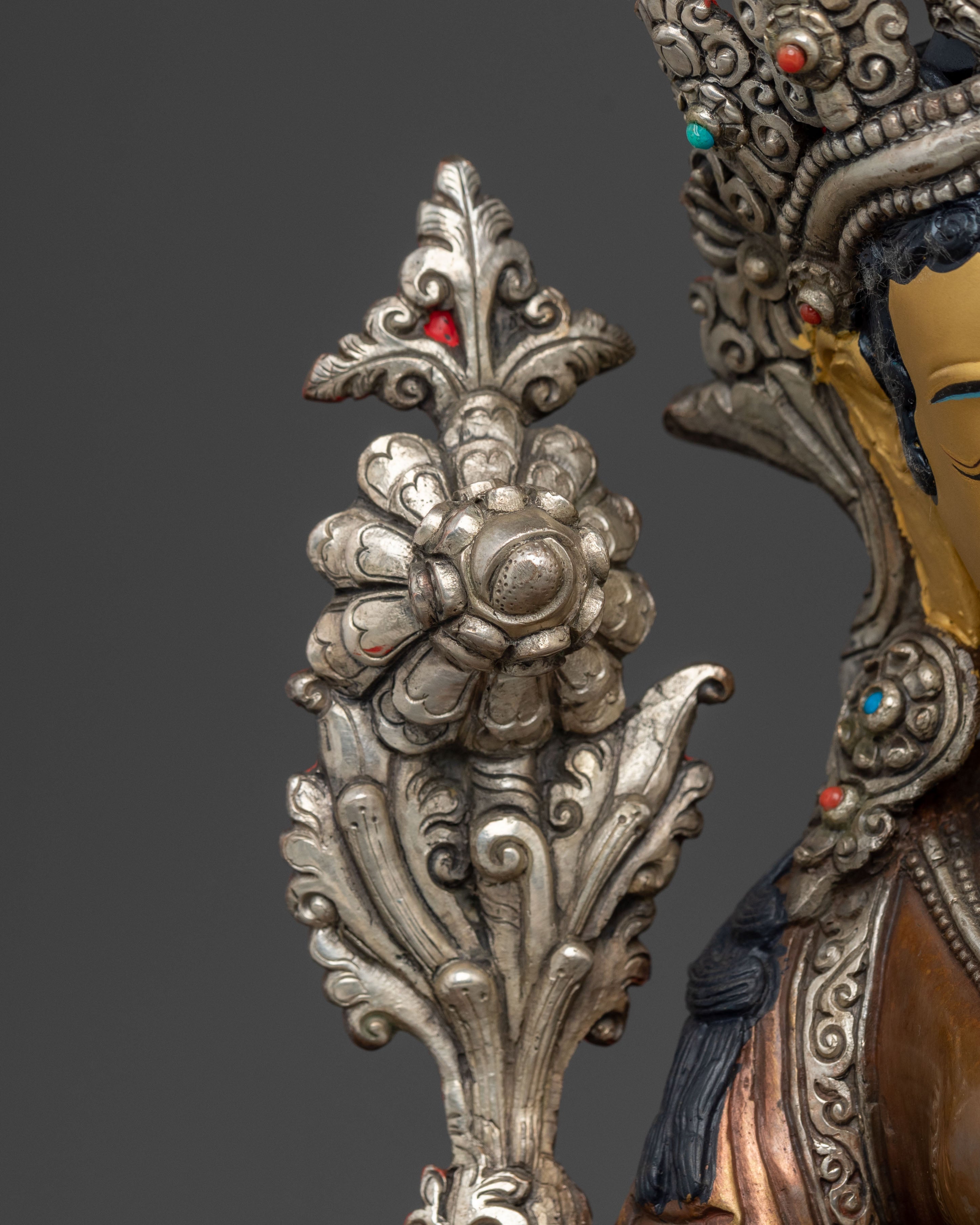 Green Tara Statue | Tibetan Guardian Figurine