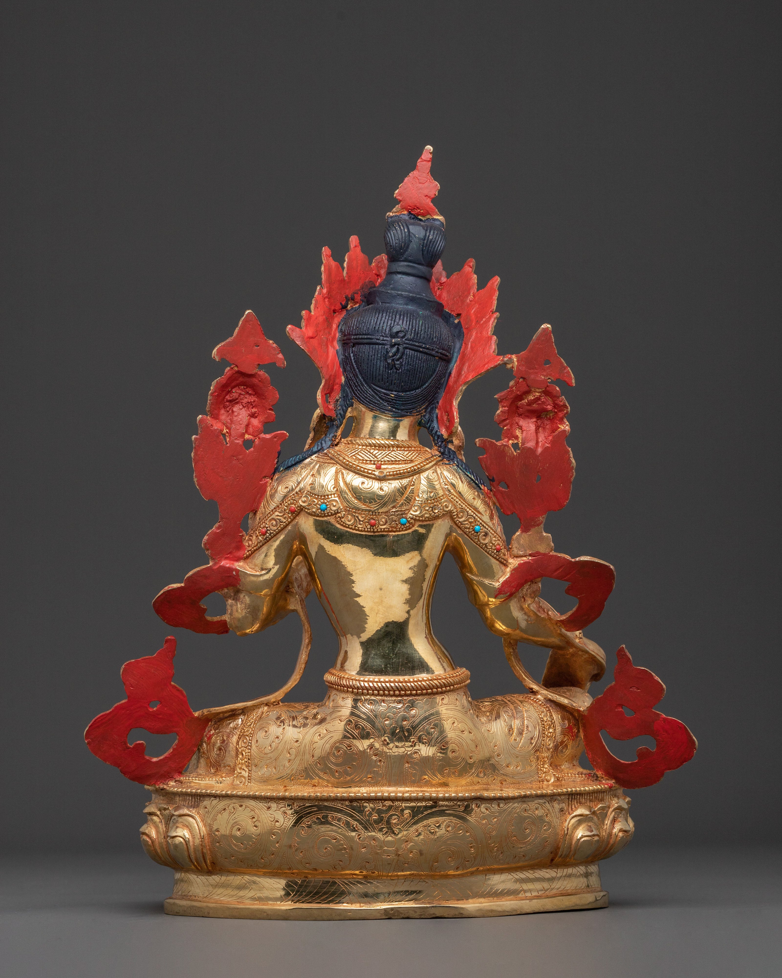 Green Tara Dharma Statue | Handcrafted Serenity