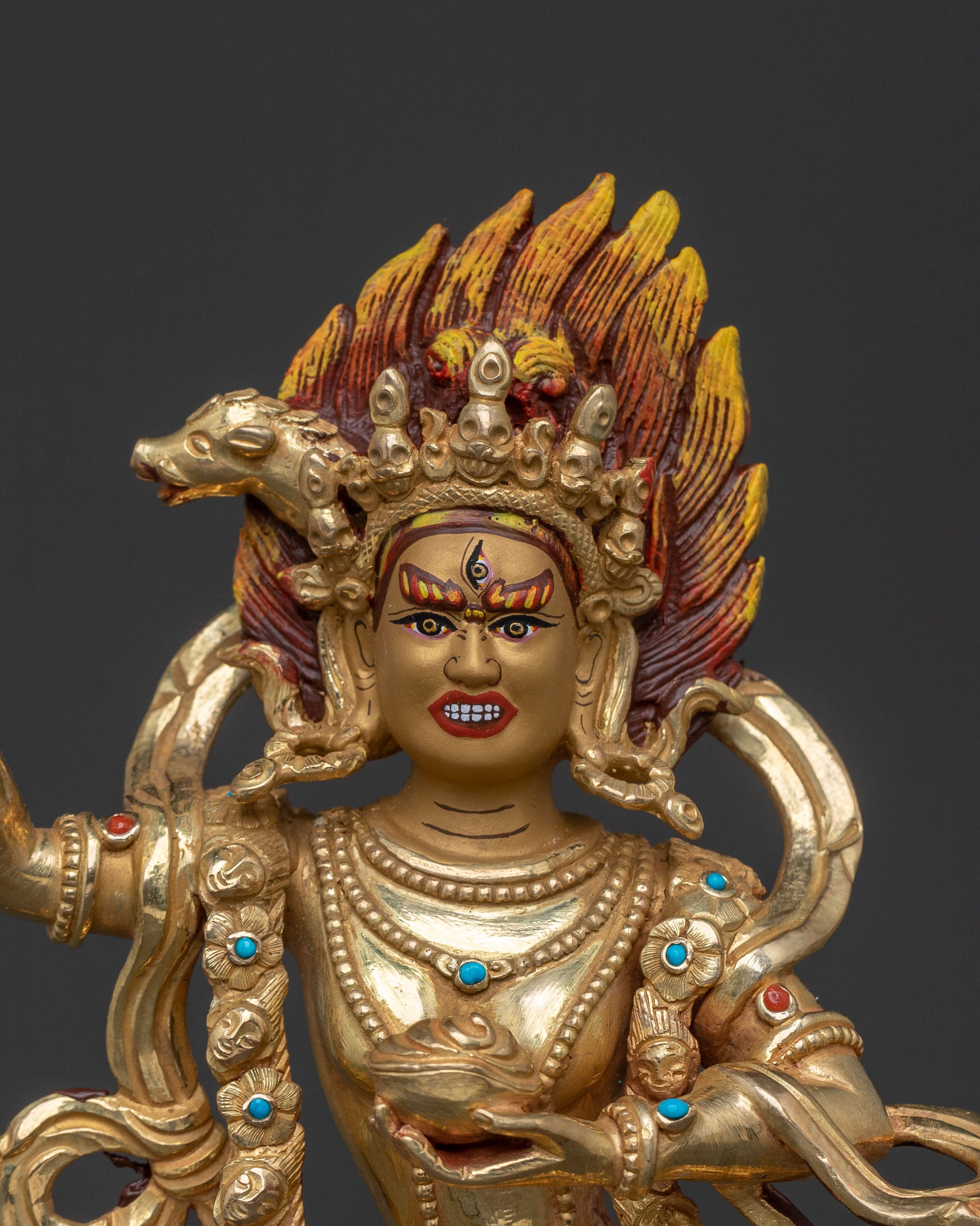 Dorje Phagmo Wrathful Goddess Statue
