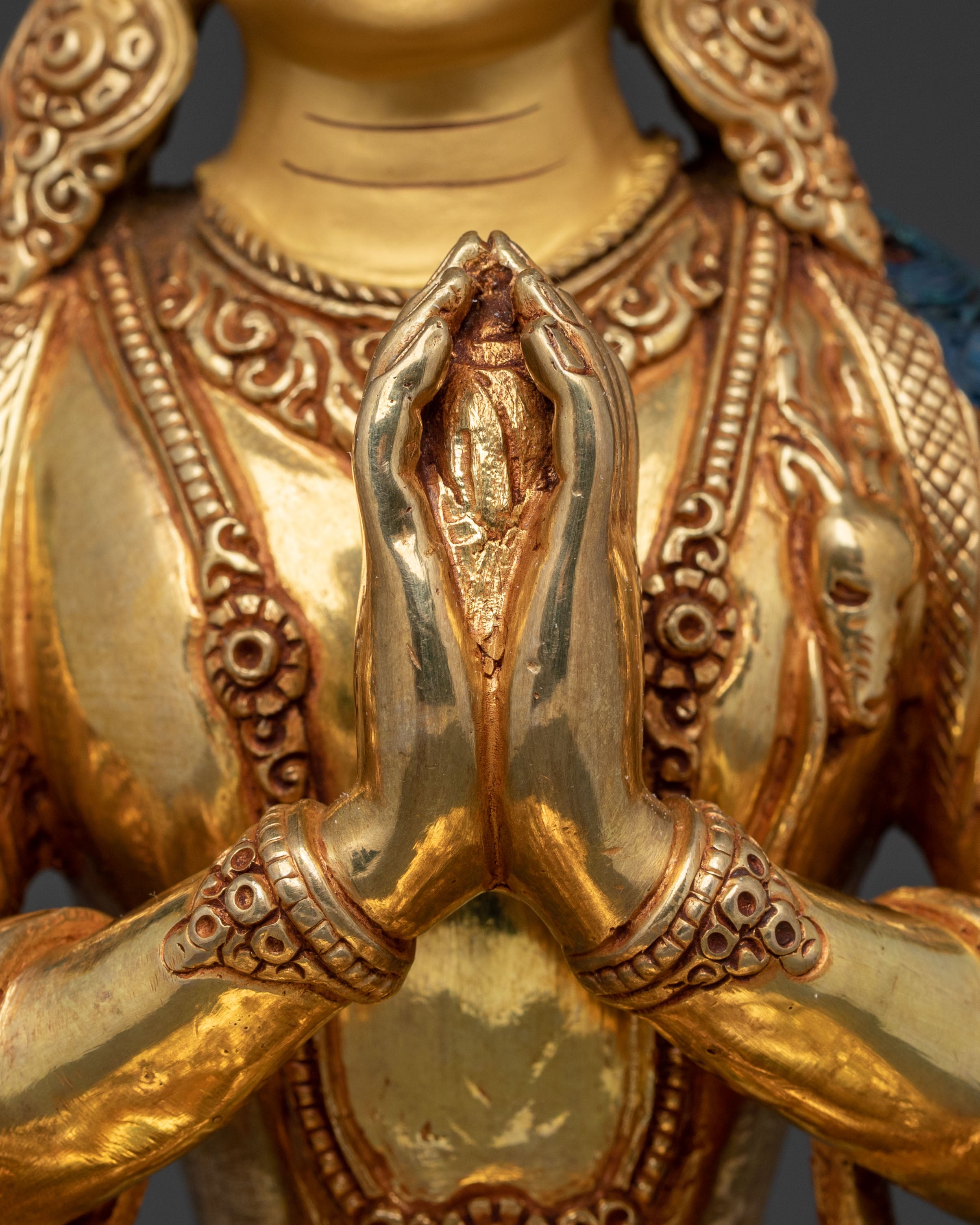 Handcrafted Chenrezig Statue | Home Decor