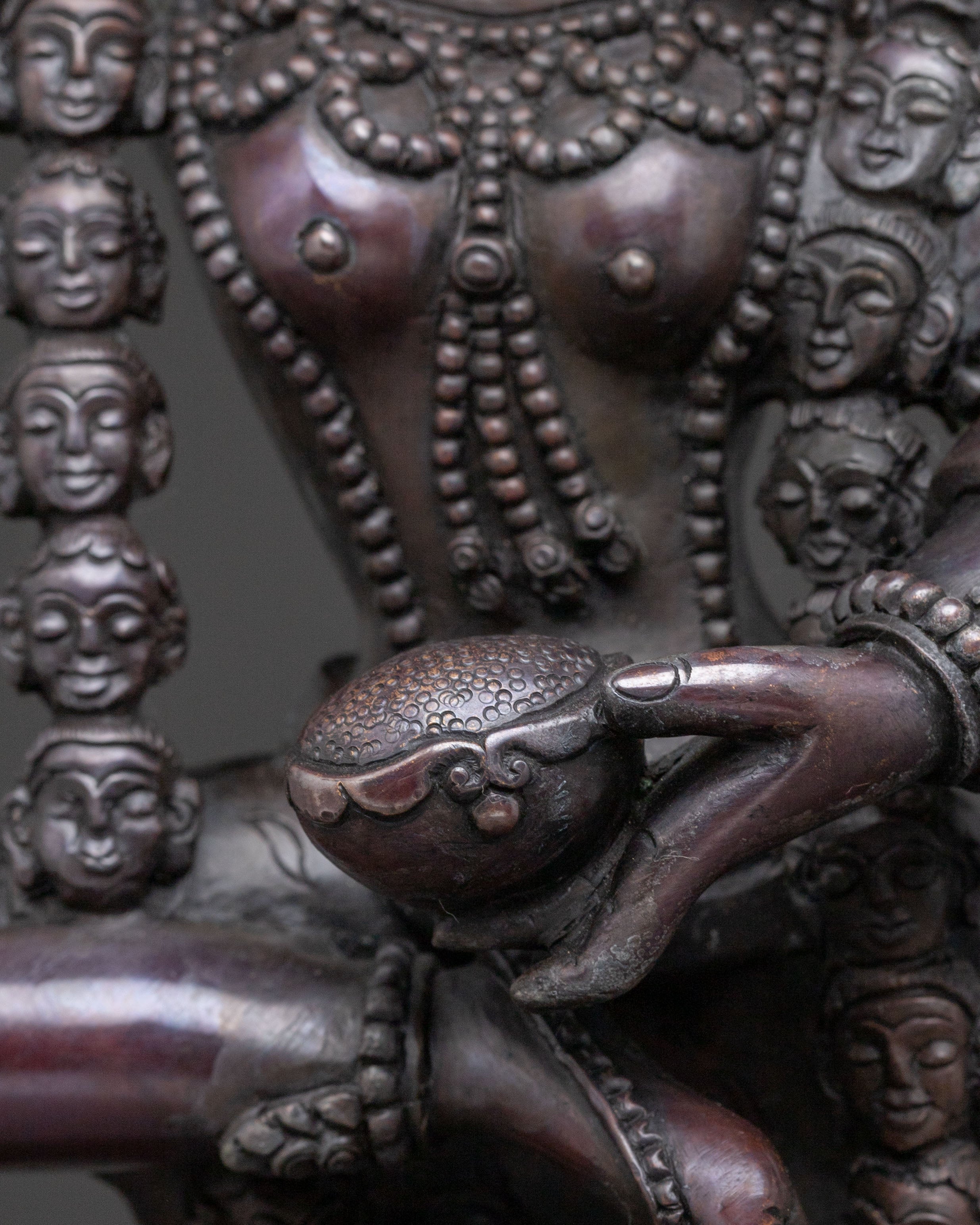 Dorje Phagmo Statue | Oxidized Copper Serenity
