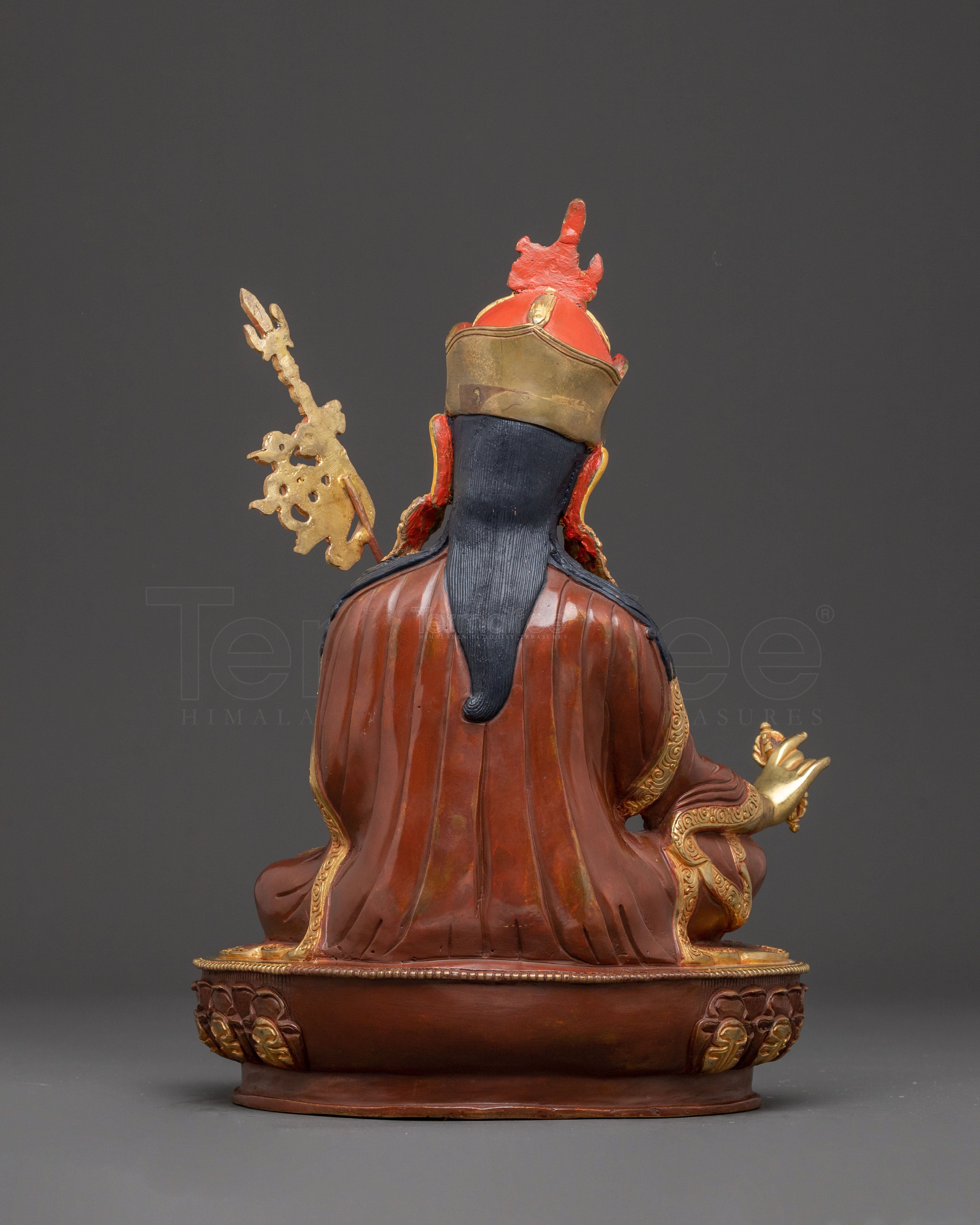 Handmade Master Padmasambhava Copper Statue | Tantric Buddha