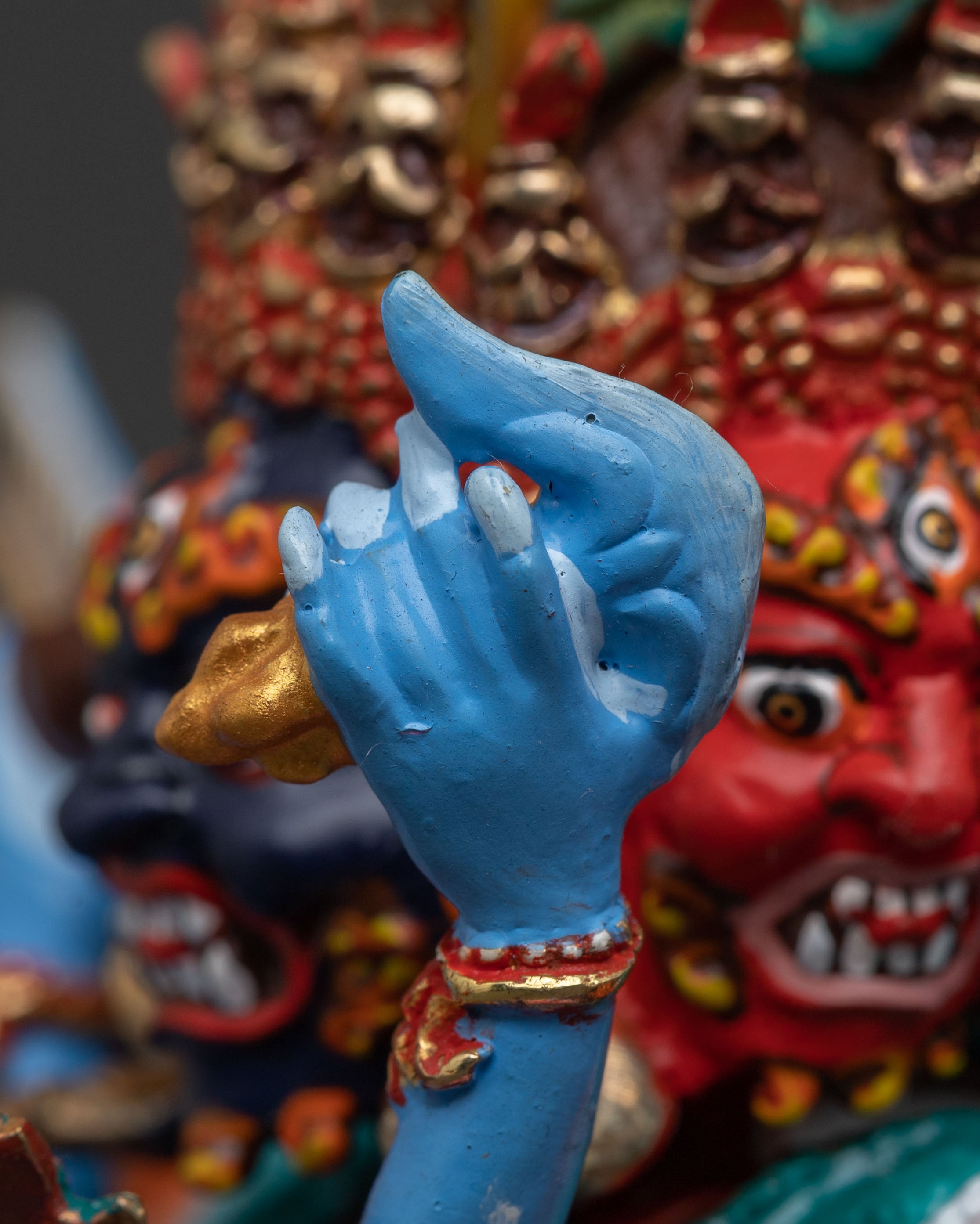 Vajrakilaya Sacred Tantric Deity Statue | Fierce Protection