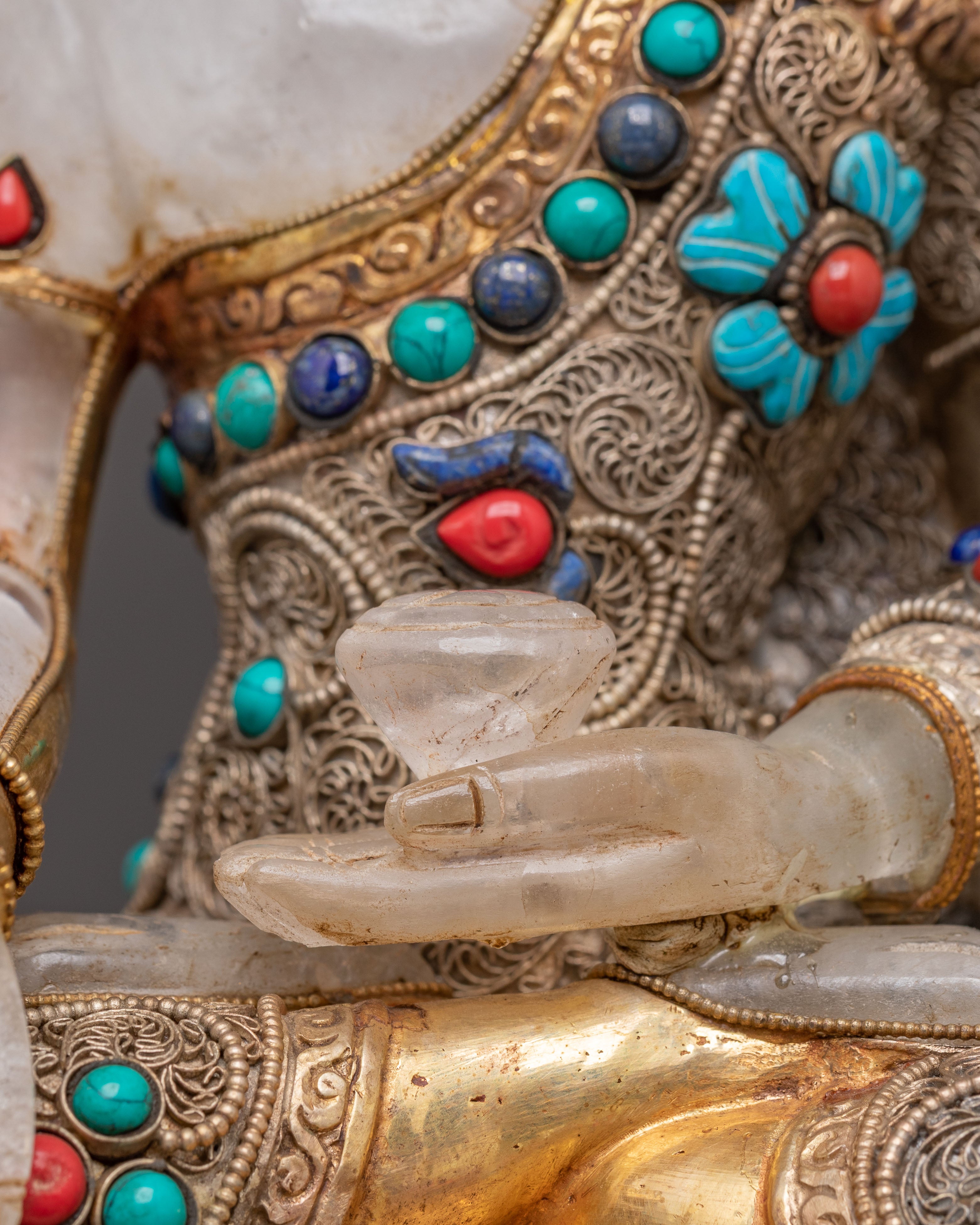 Crystal Shakyamuni Buddha Statue | Historical Buddha