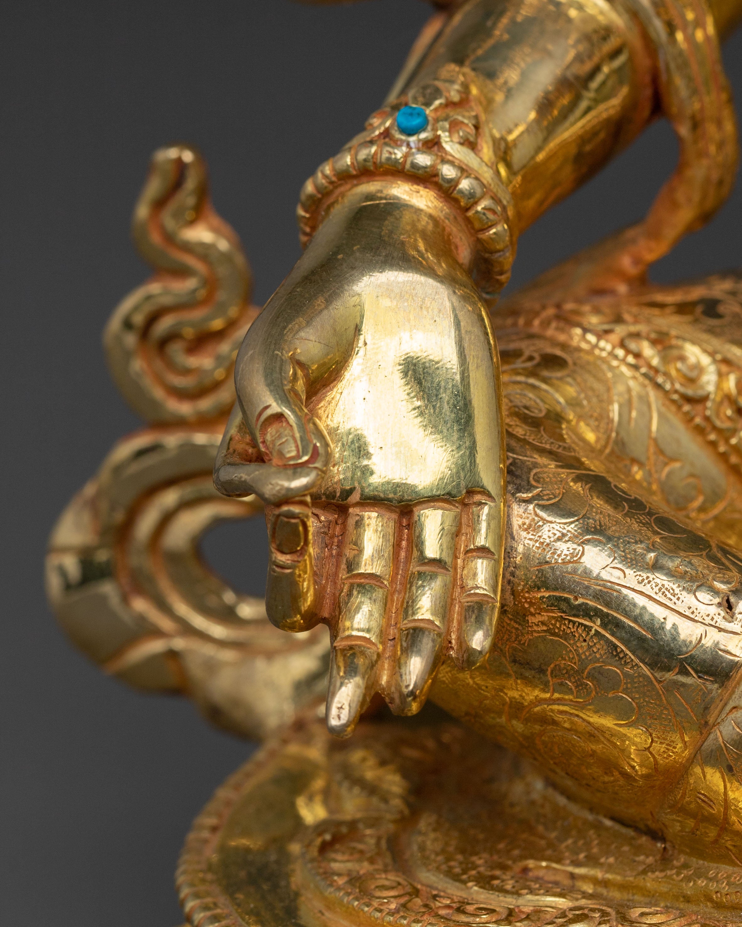 Green Tara Sacred Statue of Swift Protection | Divine Compassion Deity
