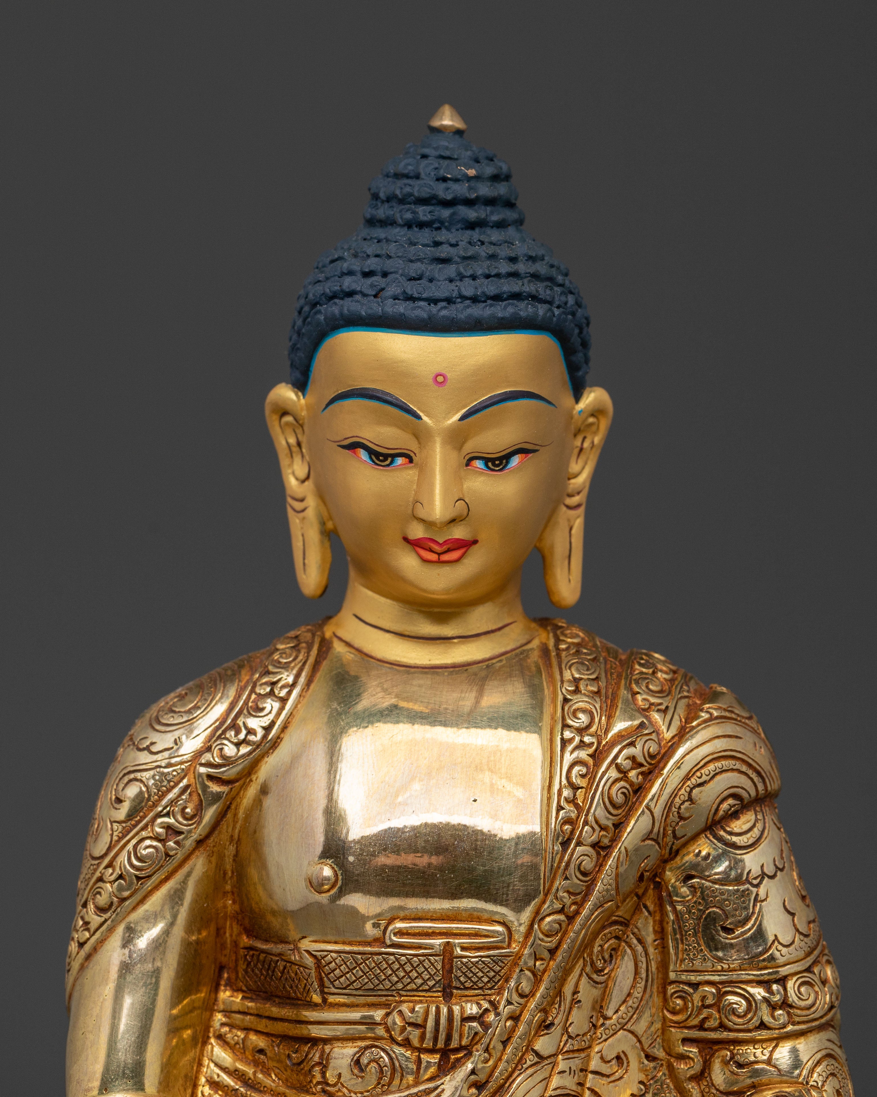 Amitabha Buddha Altar Decor Statue | Sacred Buddhist Home Shrine