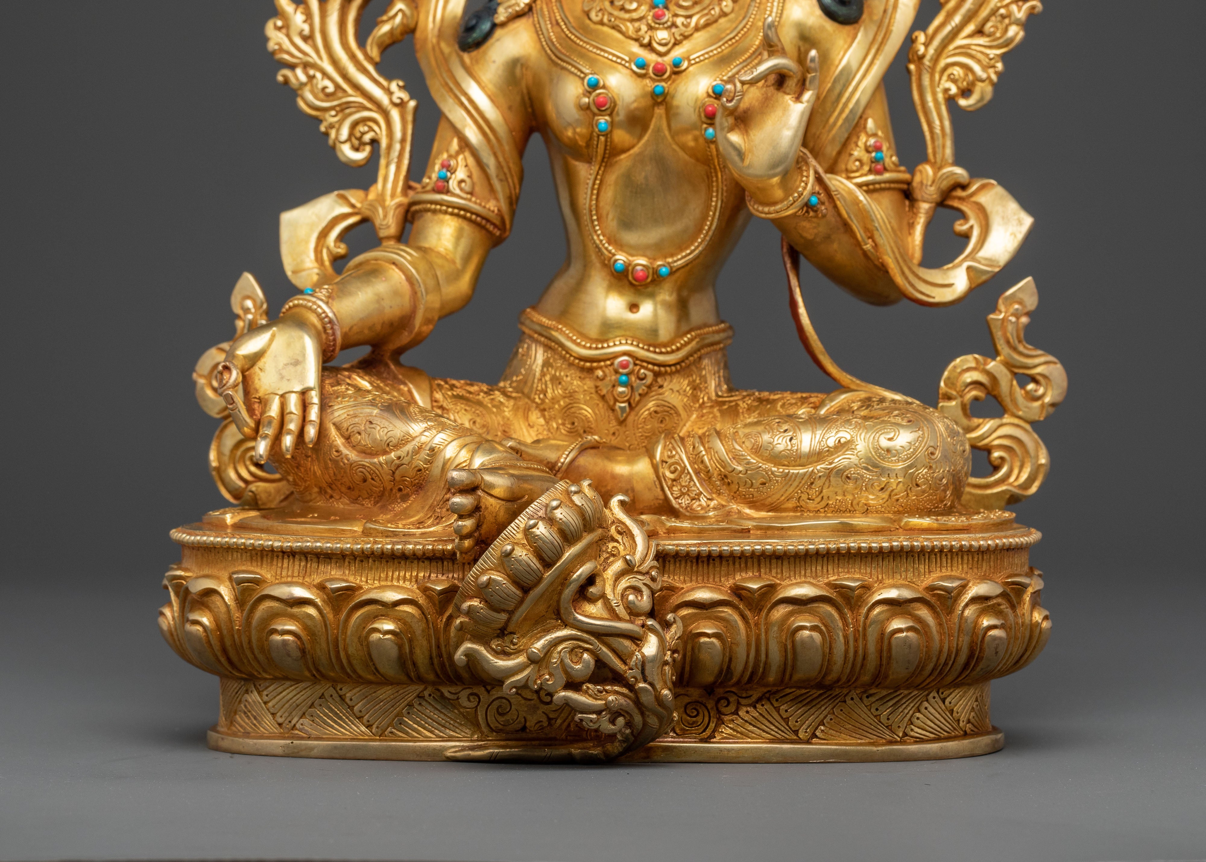 Green Tara Mother Figure: Buddhist Statue