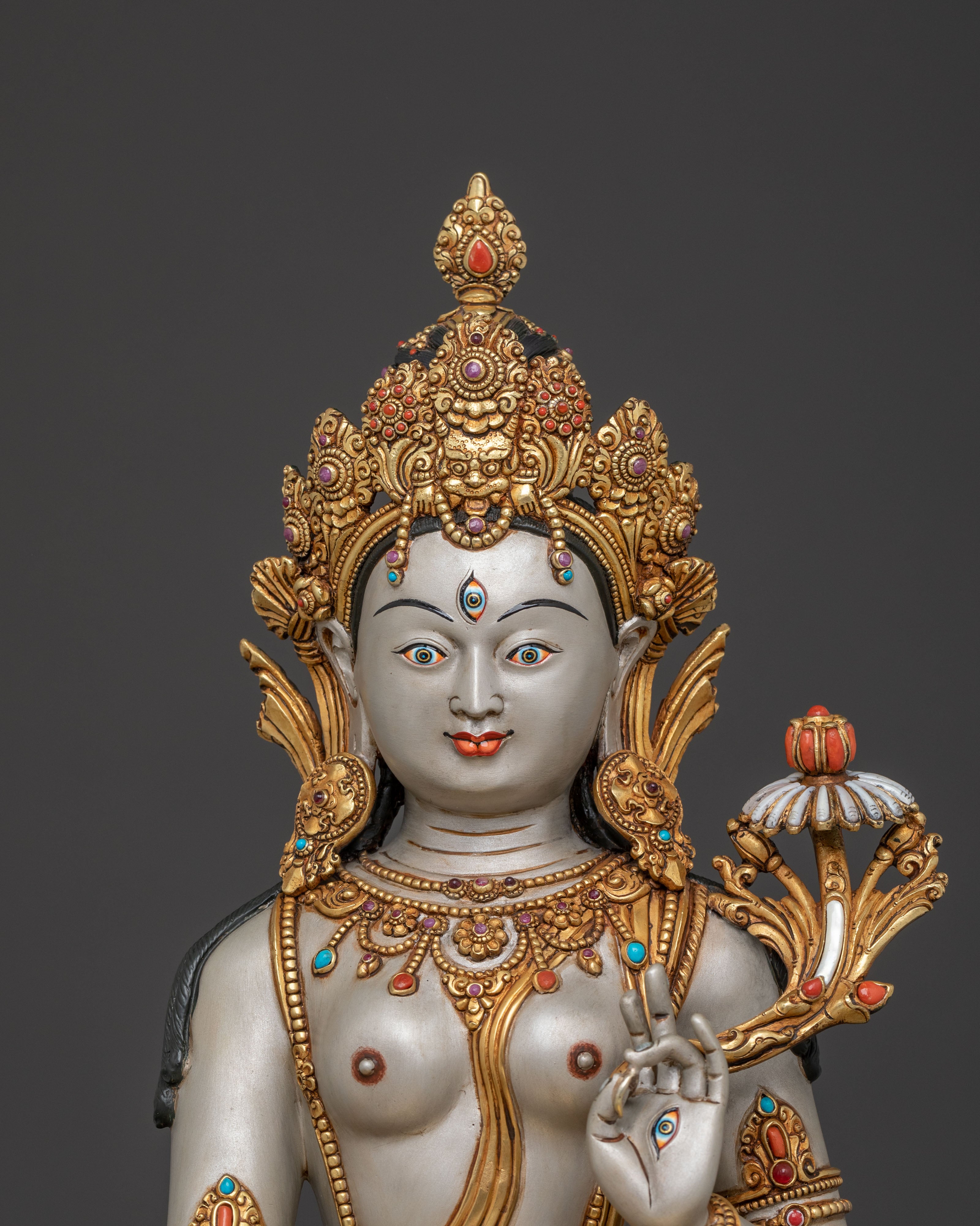 White Tara Longevity Statue | Goddess of Healing