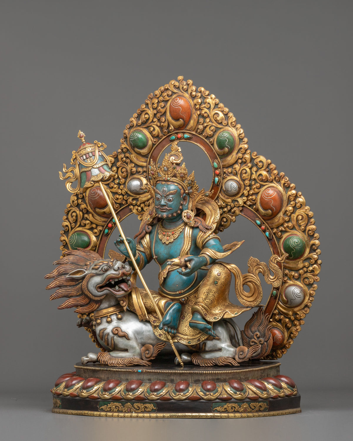 Namtoshe Copper Sculpture | Guardian King of Wealth and Protection