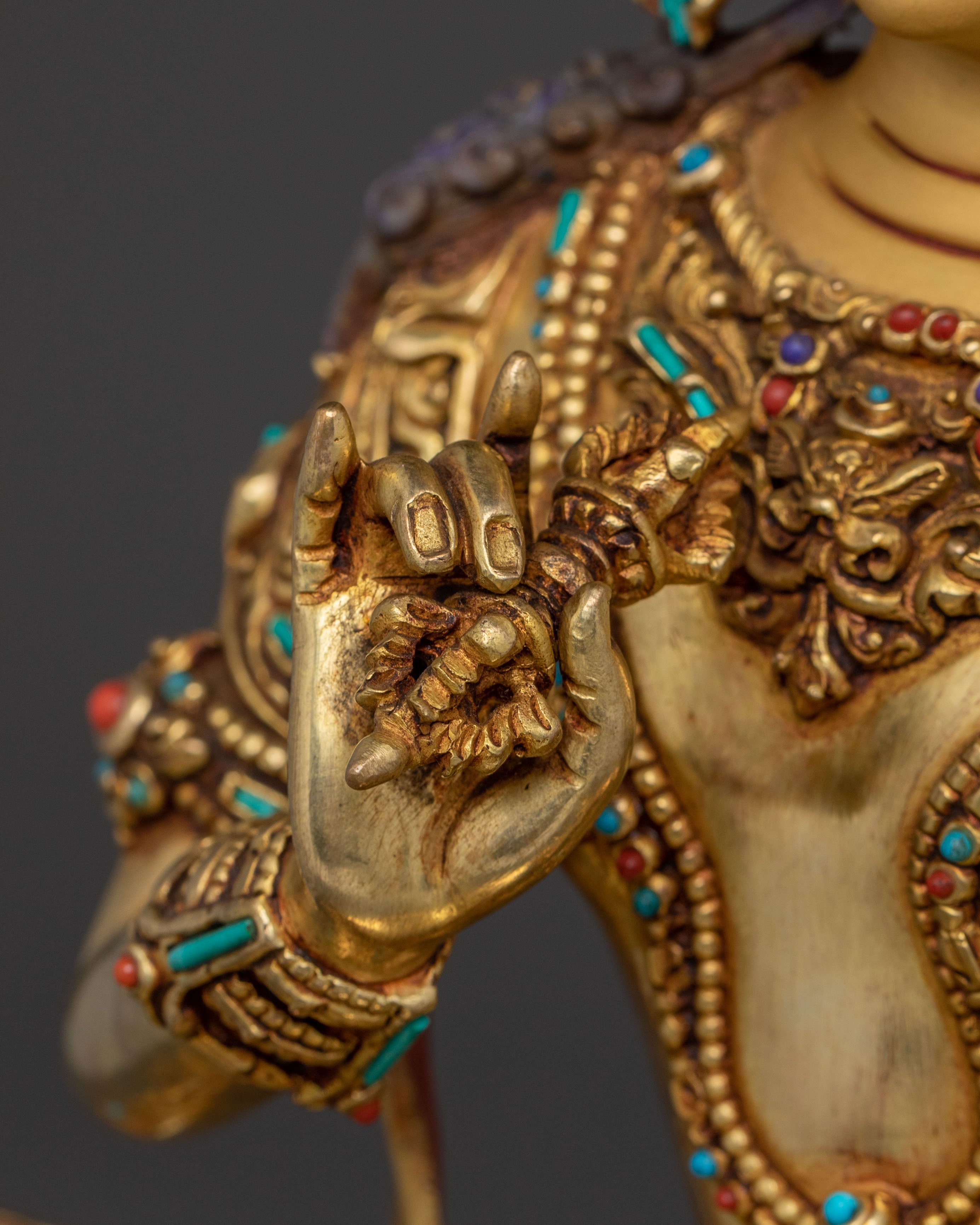 Sacred Vajrasattva Golden Statue: Ultimate purification