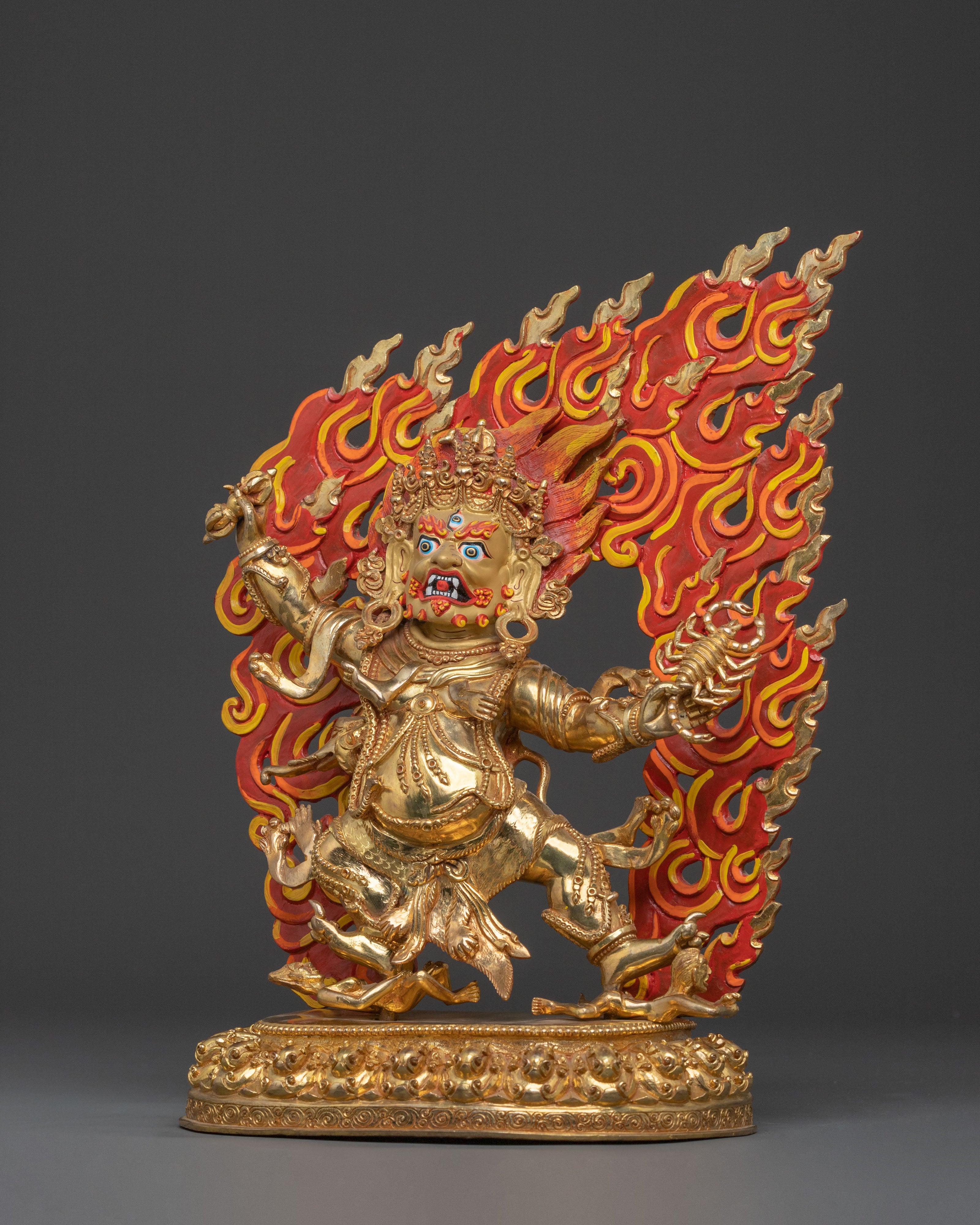 Guru Dragpo Statue | Fiery Protector