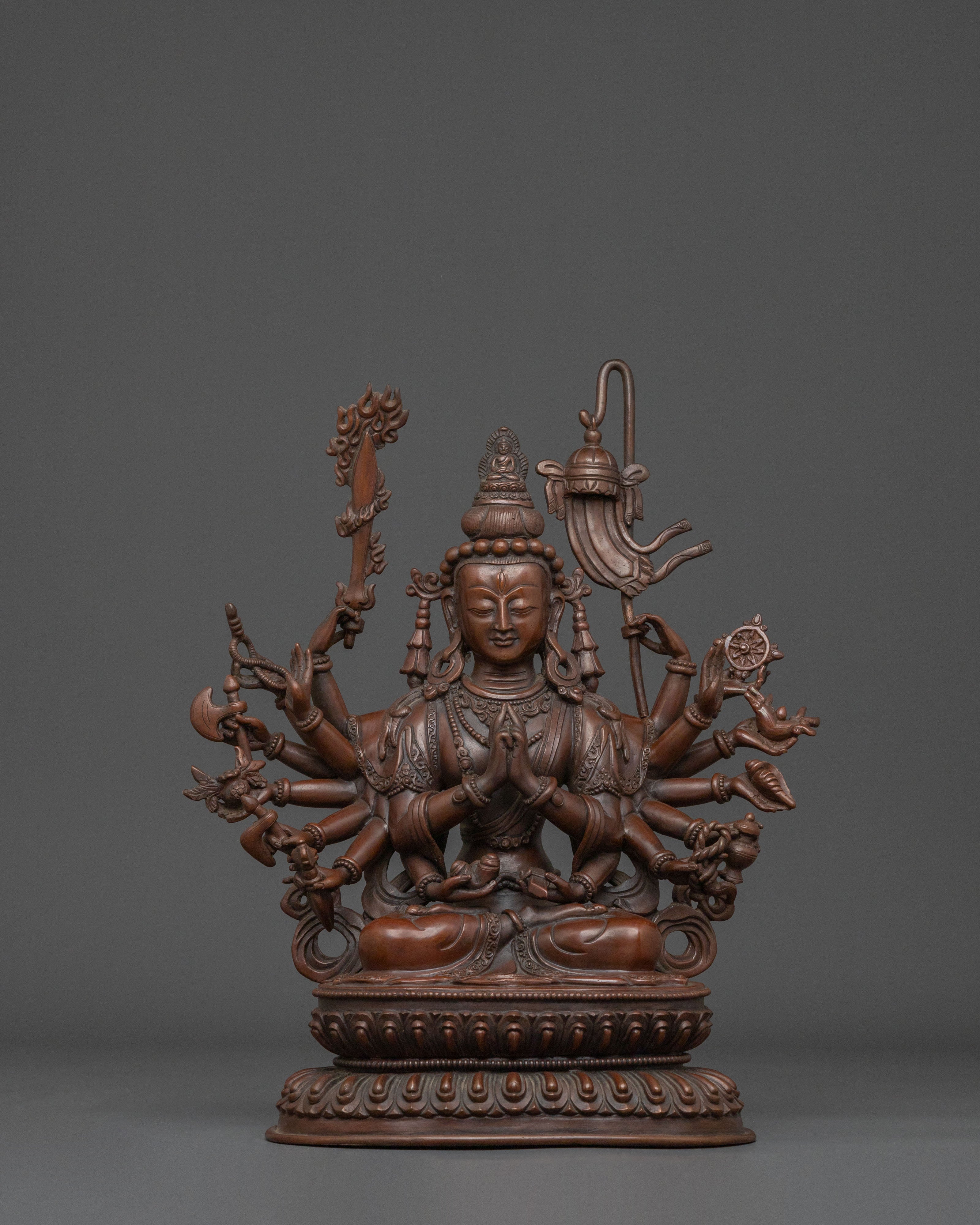 Chundi Oxidized Sculpture | Altar Home Decor
