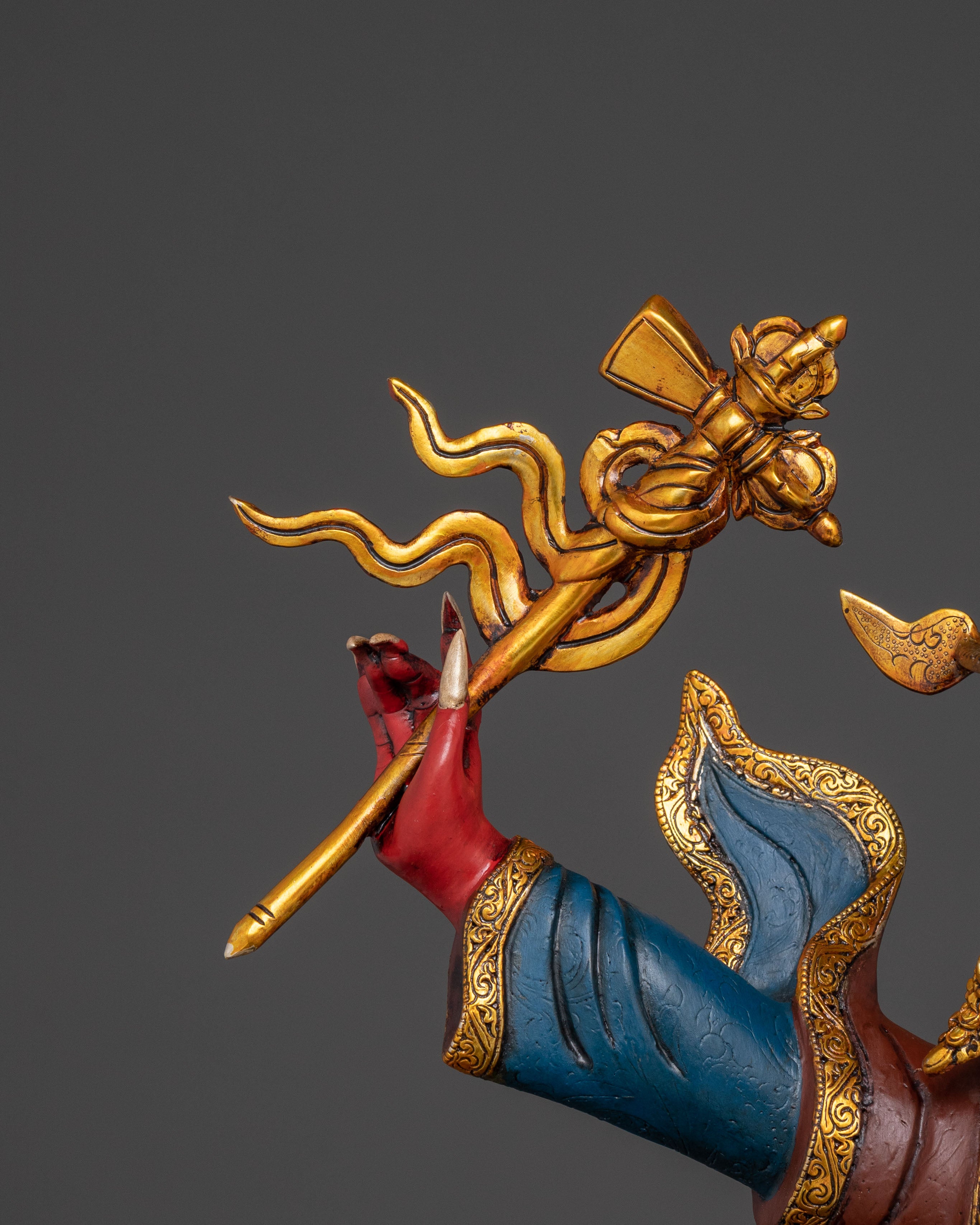 Damchen Garwai Nagpo: Tibetan Wrathful Protector Deity