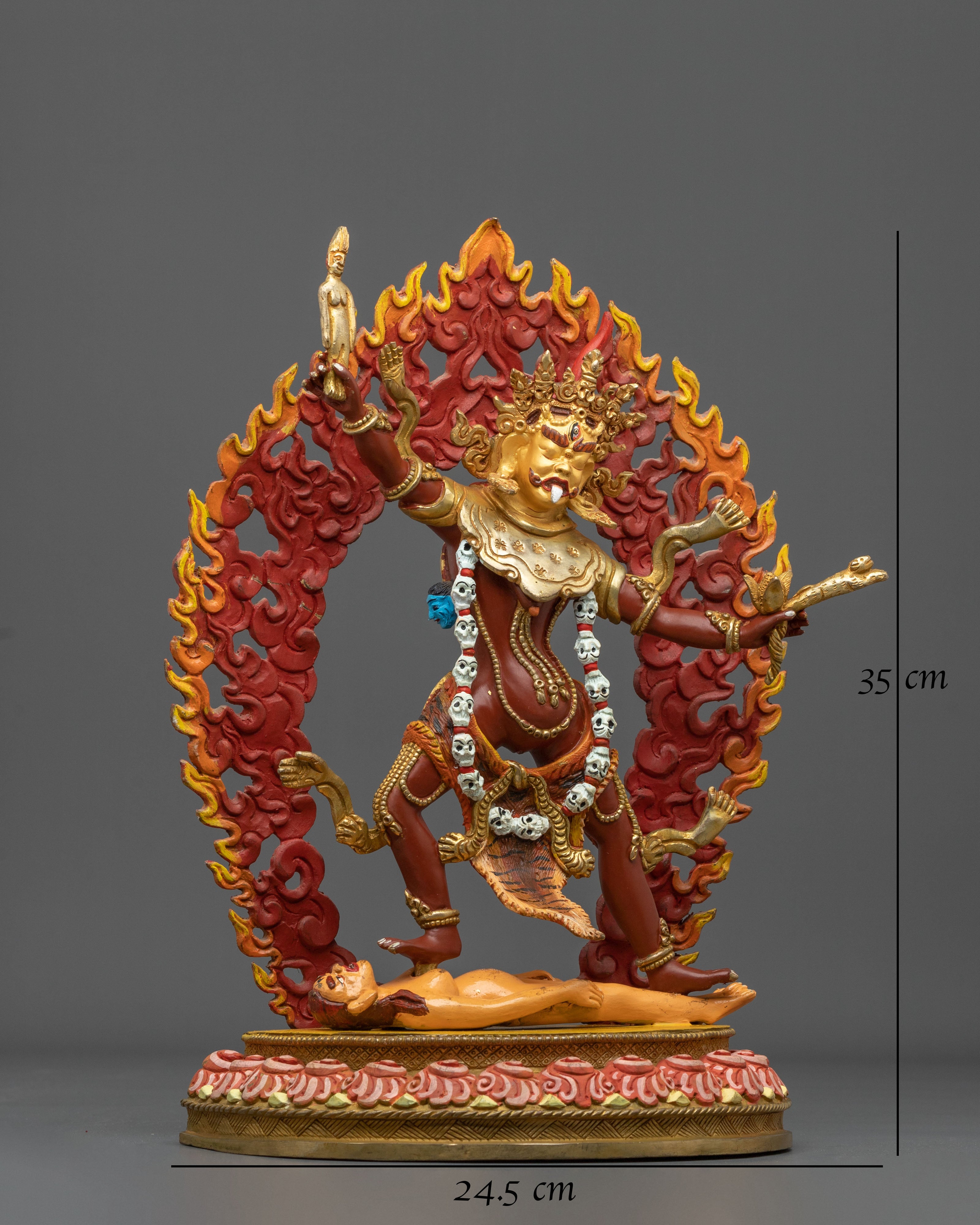 Ekajati Statue: Tibetan Buddhist Protector Sculpture