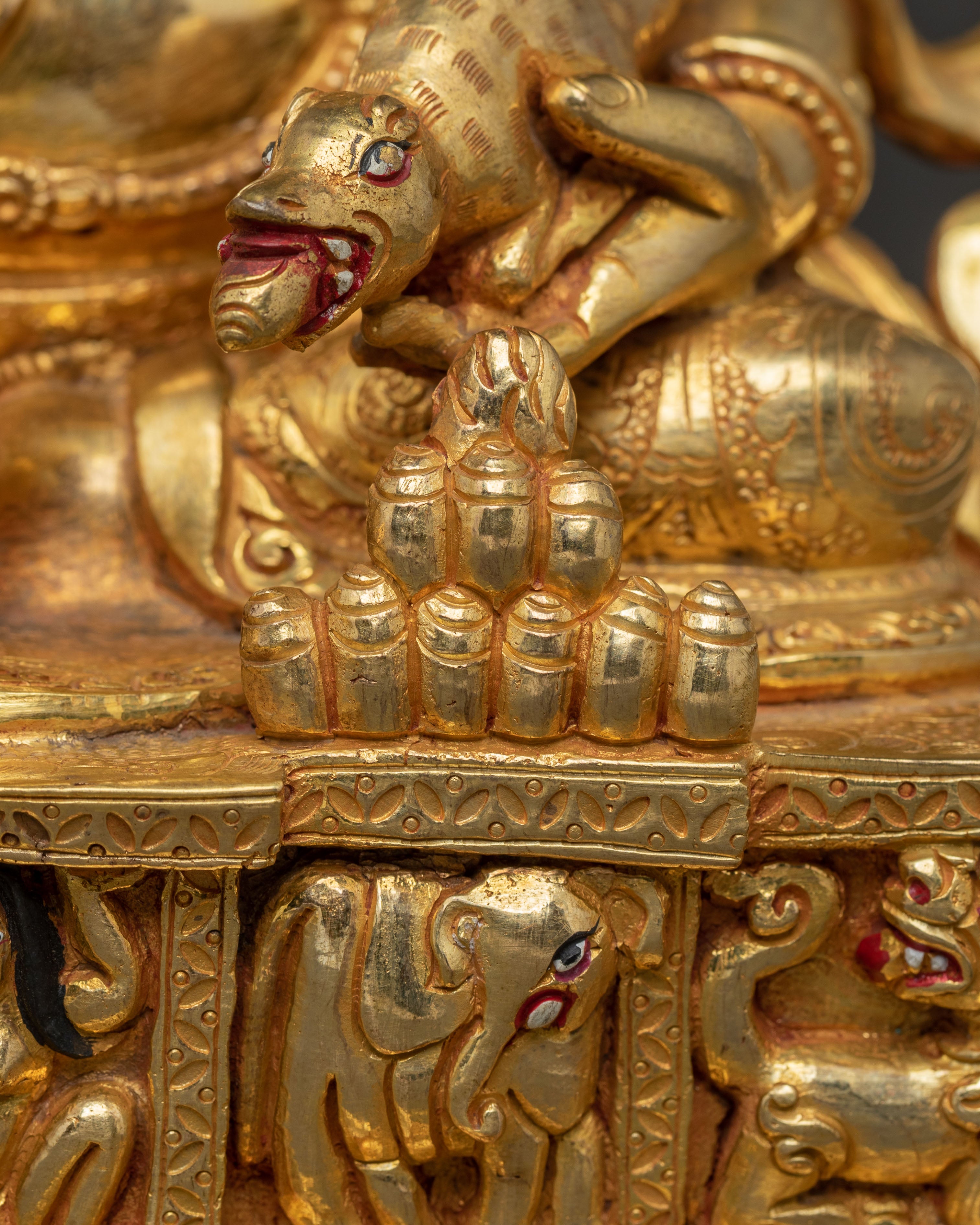 Handcrafted Wealth Icon Dzambhala Statue | Prosperity Deity