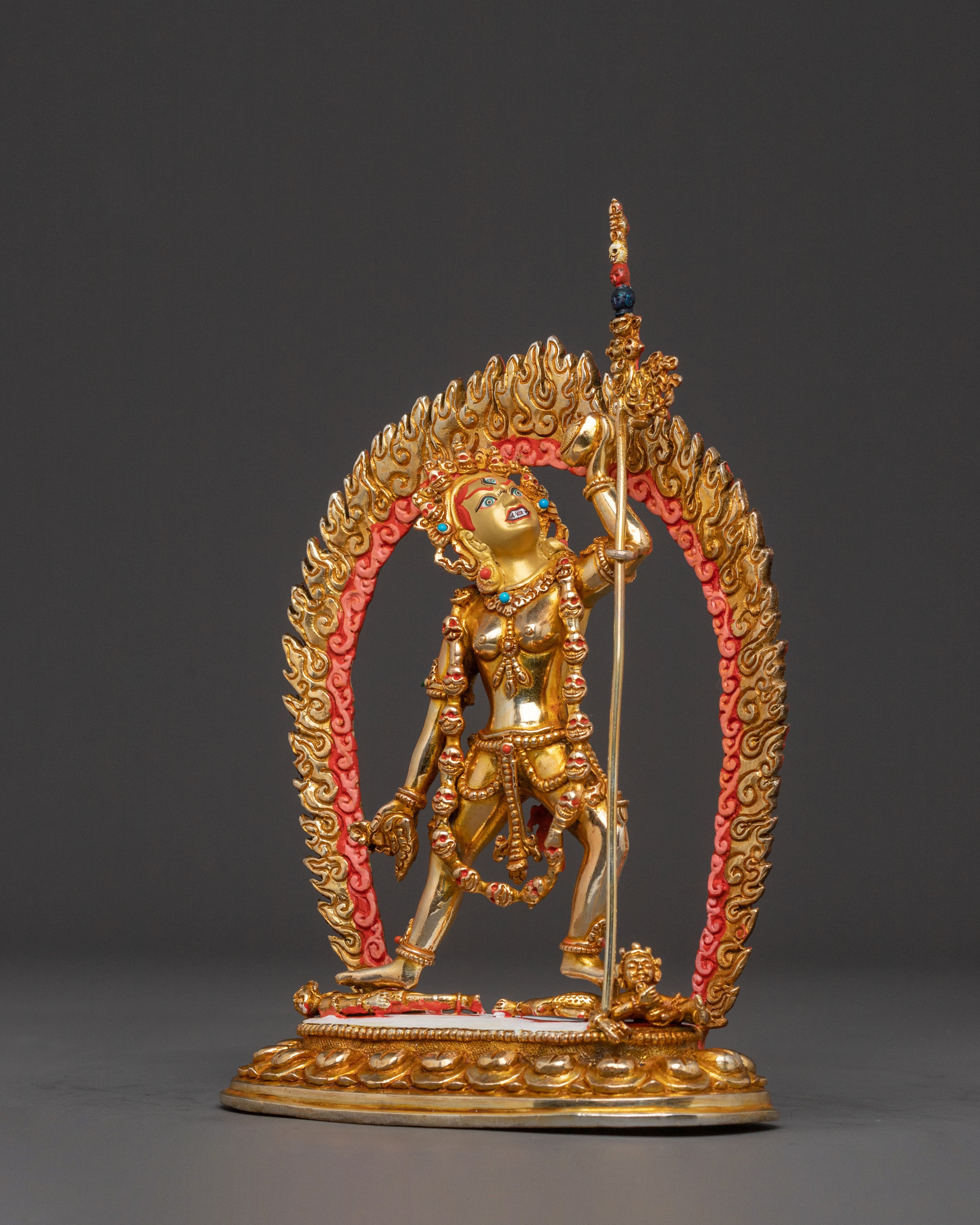 Vajrayogini Tantric Goddess Statue – Hand-Gilded Copper Statue