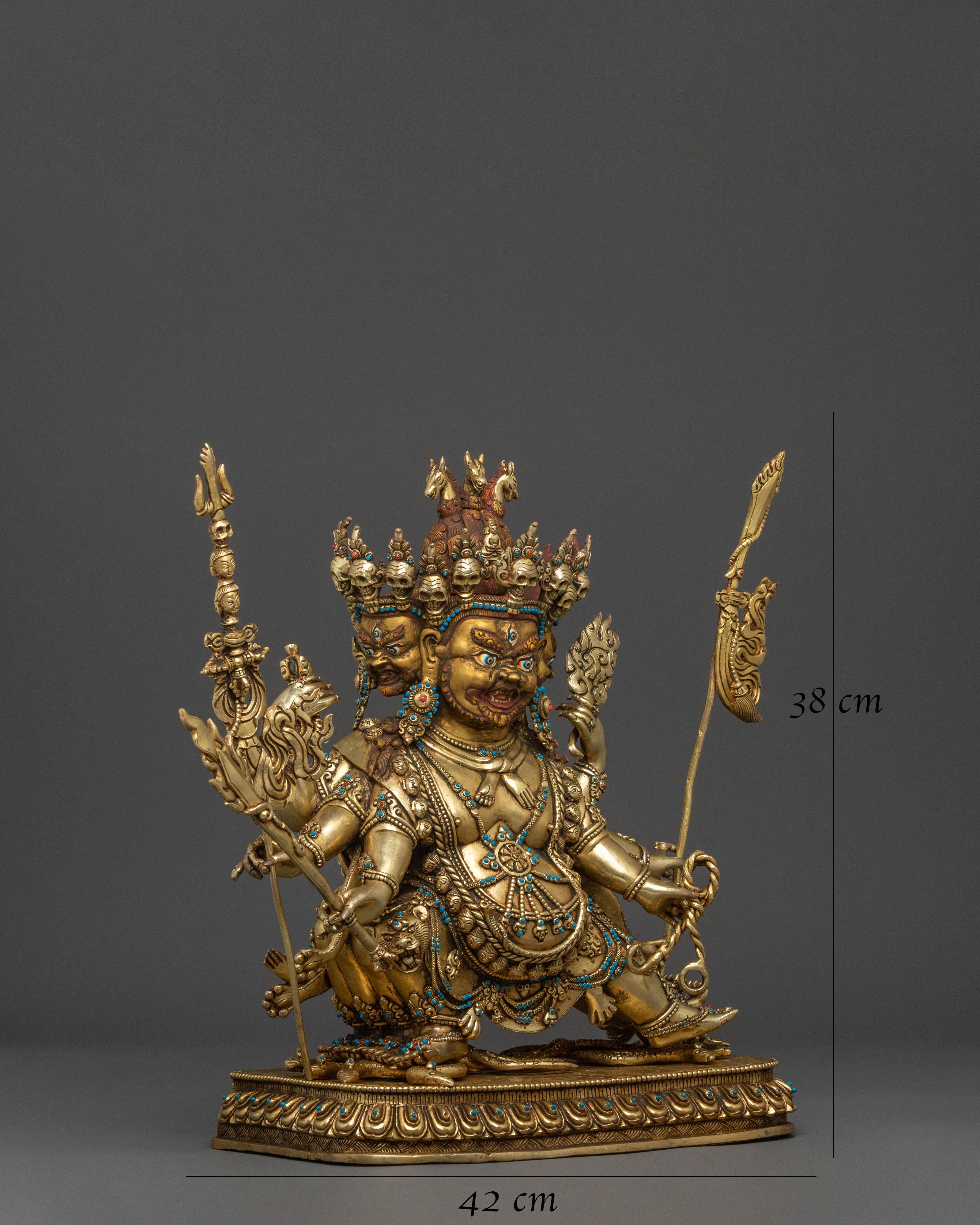 Hayagriva Wrathful Protector Statue for Rituals