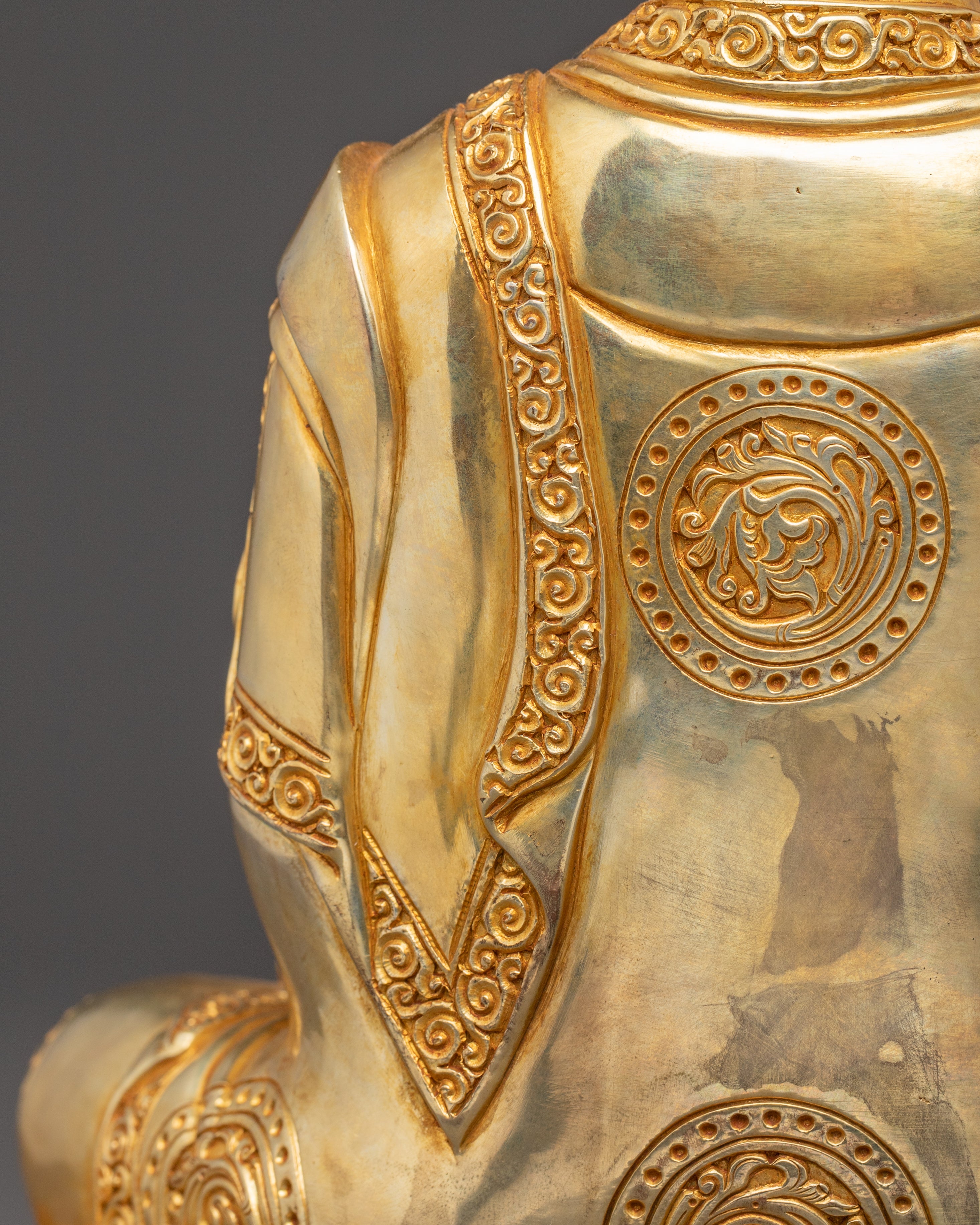 Handcrafted Enlightened Buddha Shakyamuni Statue