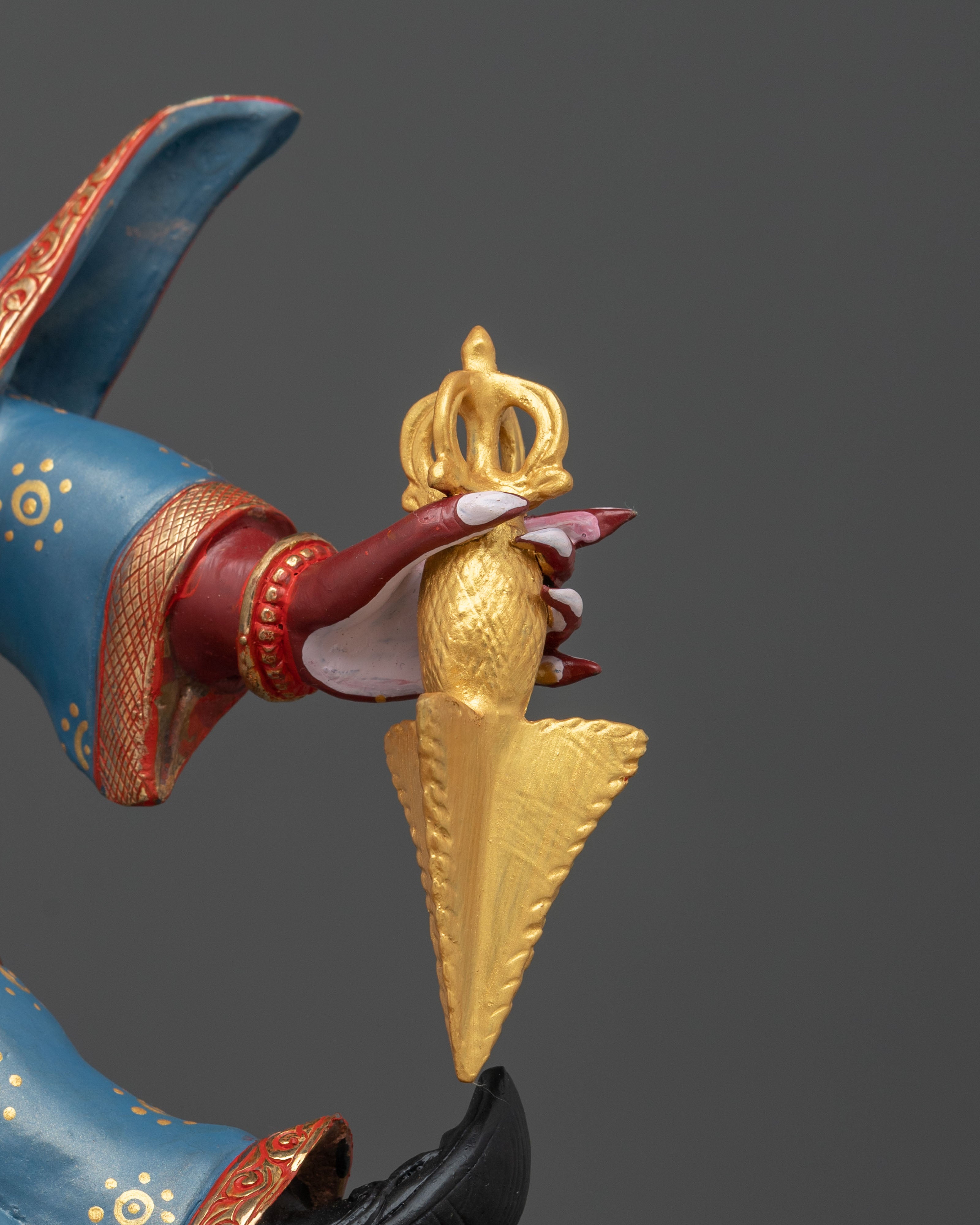 Dorje Drollo Copper Statue | Wrathful Guru Rinpoche Form