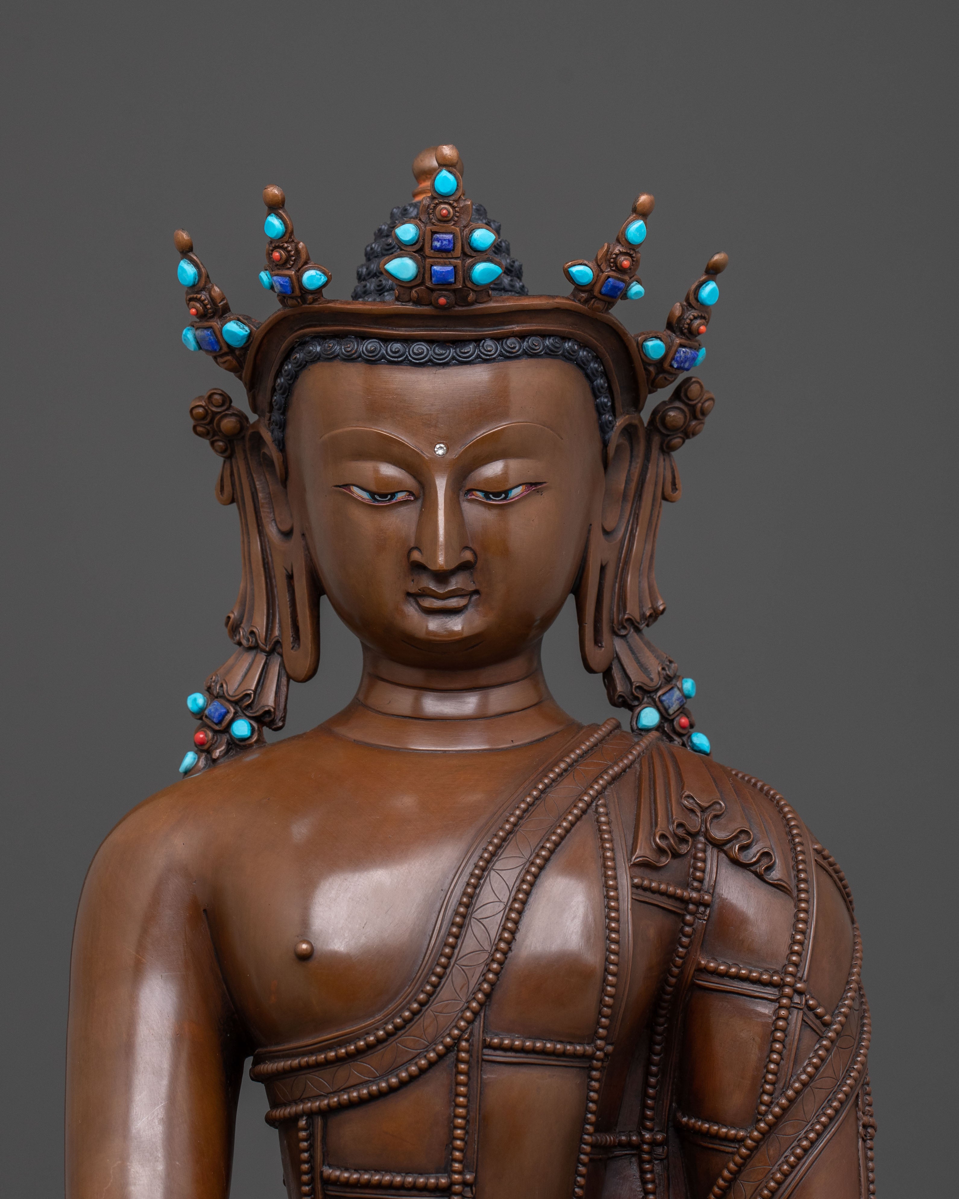 Crown Shakyamuni Buddha Statue for Peace