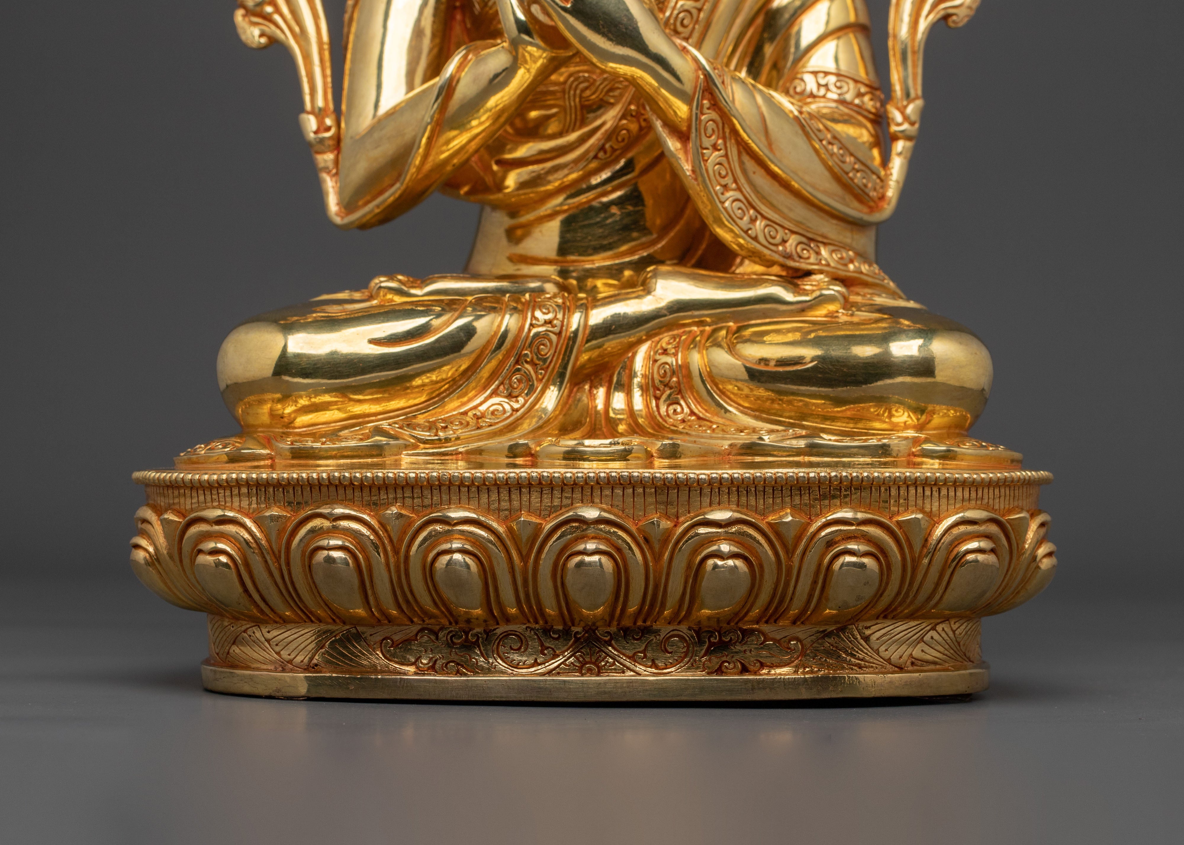Tsongkhapa Sculpture with Disciples | Home Decor