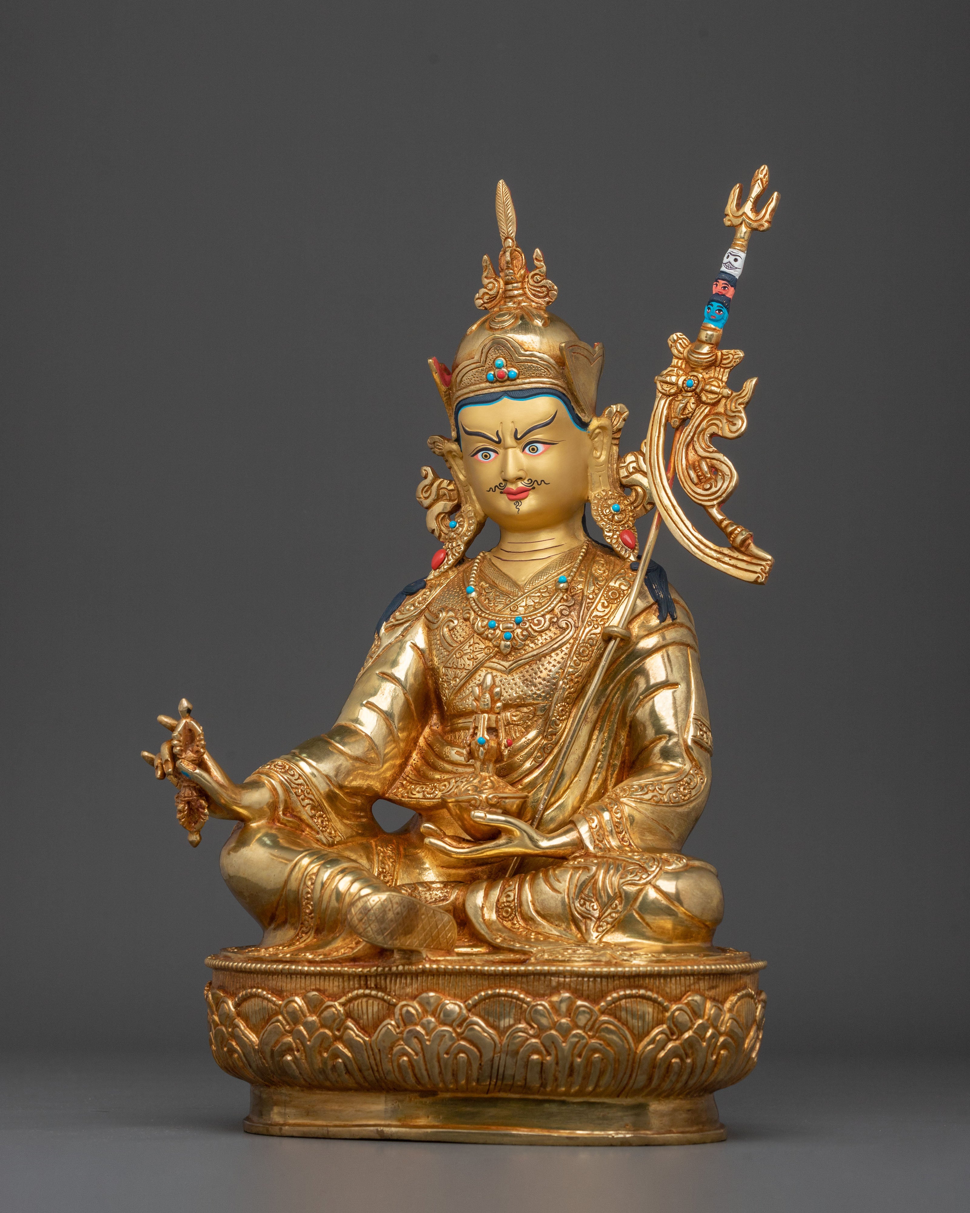Guru Rinpoche Sculpture | Tibetan Precious Master