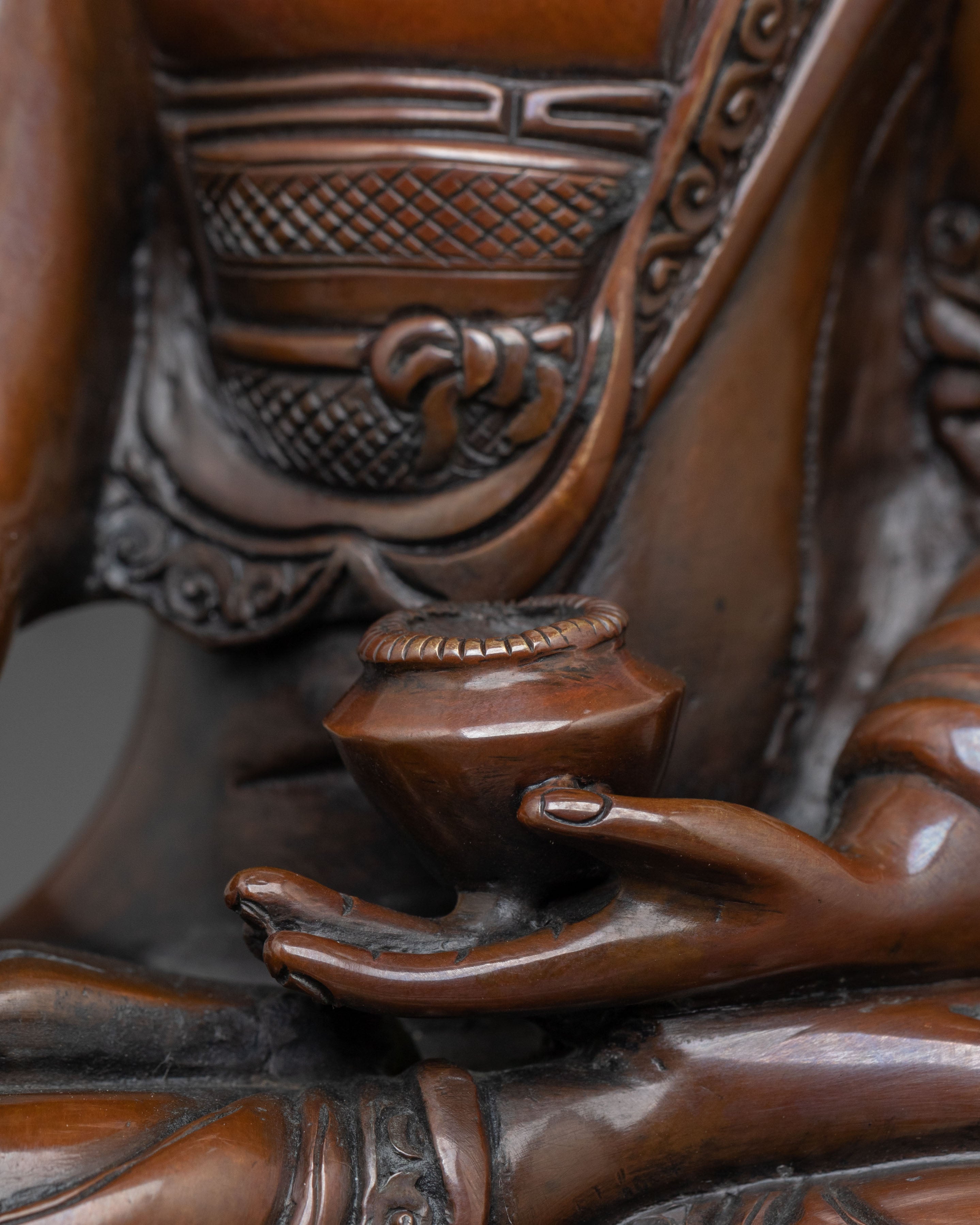 Crown Shakyamuni Buddha Statue | Meditational Decor