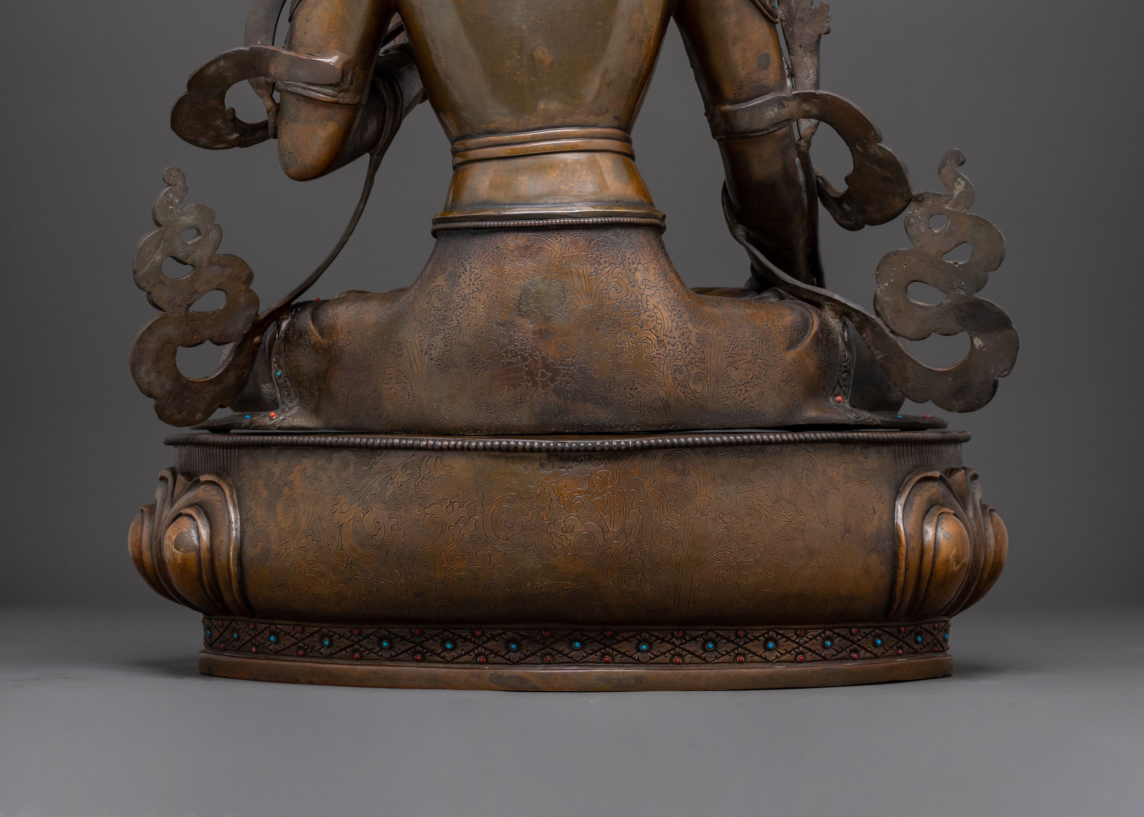 Compassion Goddess White Tara Statue | Sacred Icon
