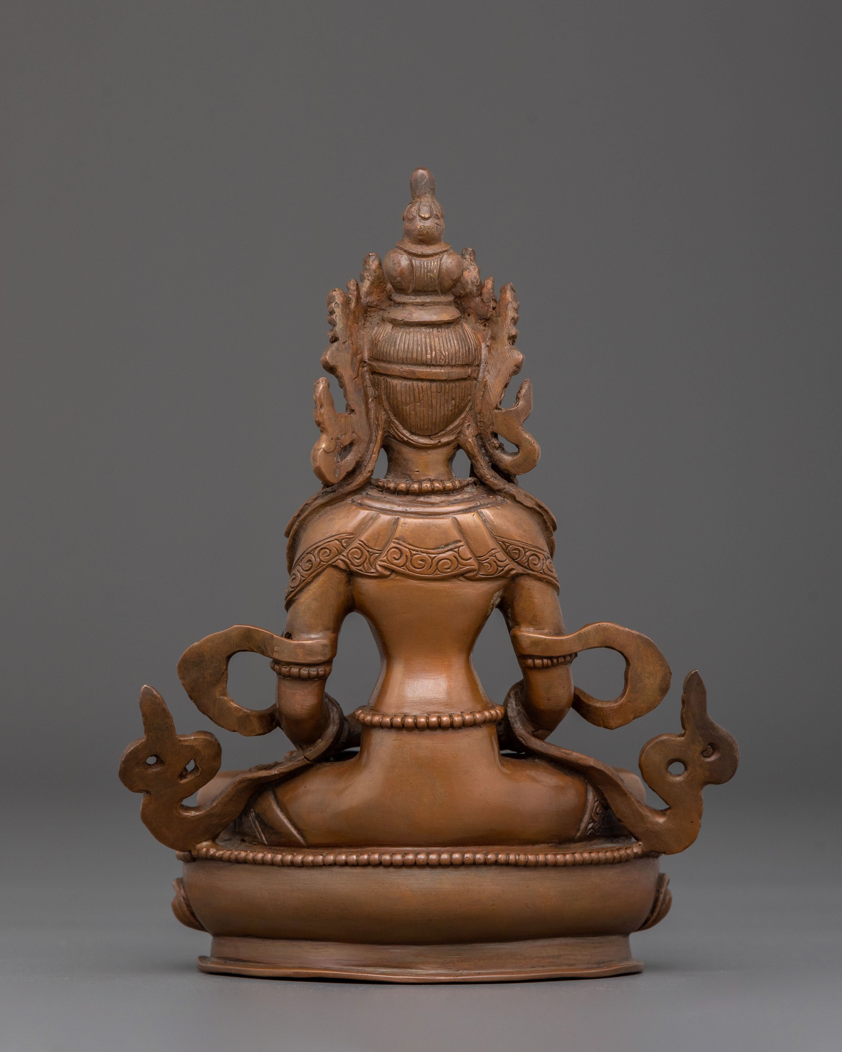 Hand-Carved Amitayus Sculpture | Long Life Buddha