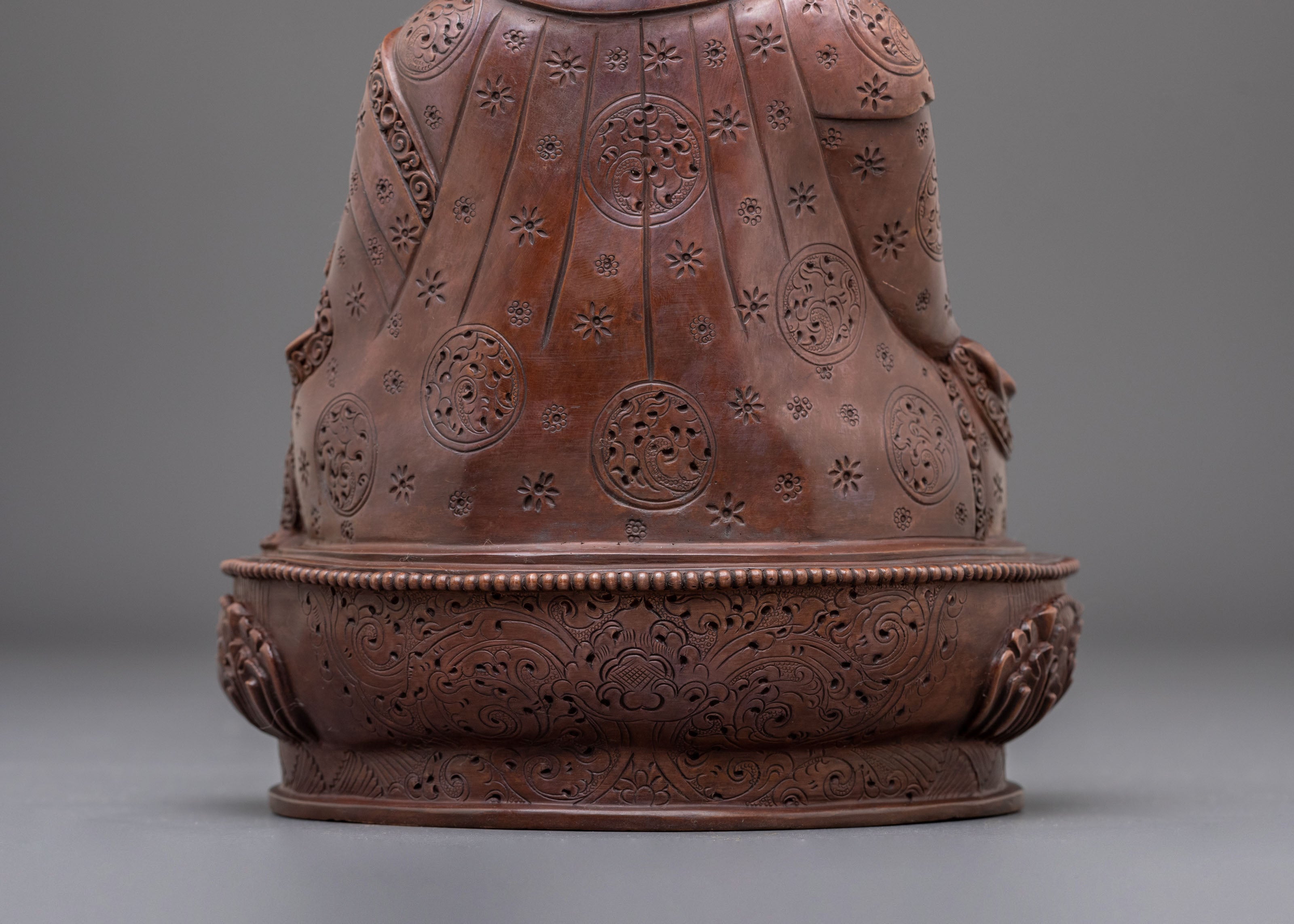 Guru Tsokye Dorje Figurine | Oxidized Copper Artistry