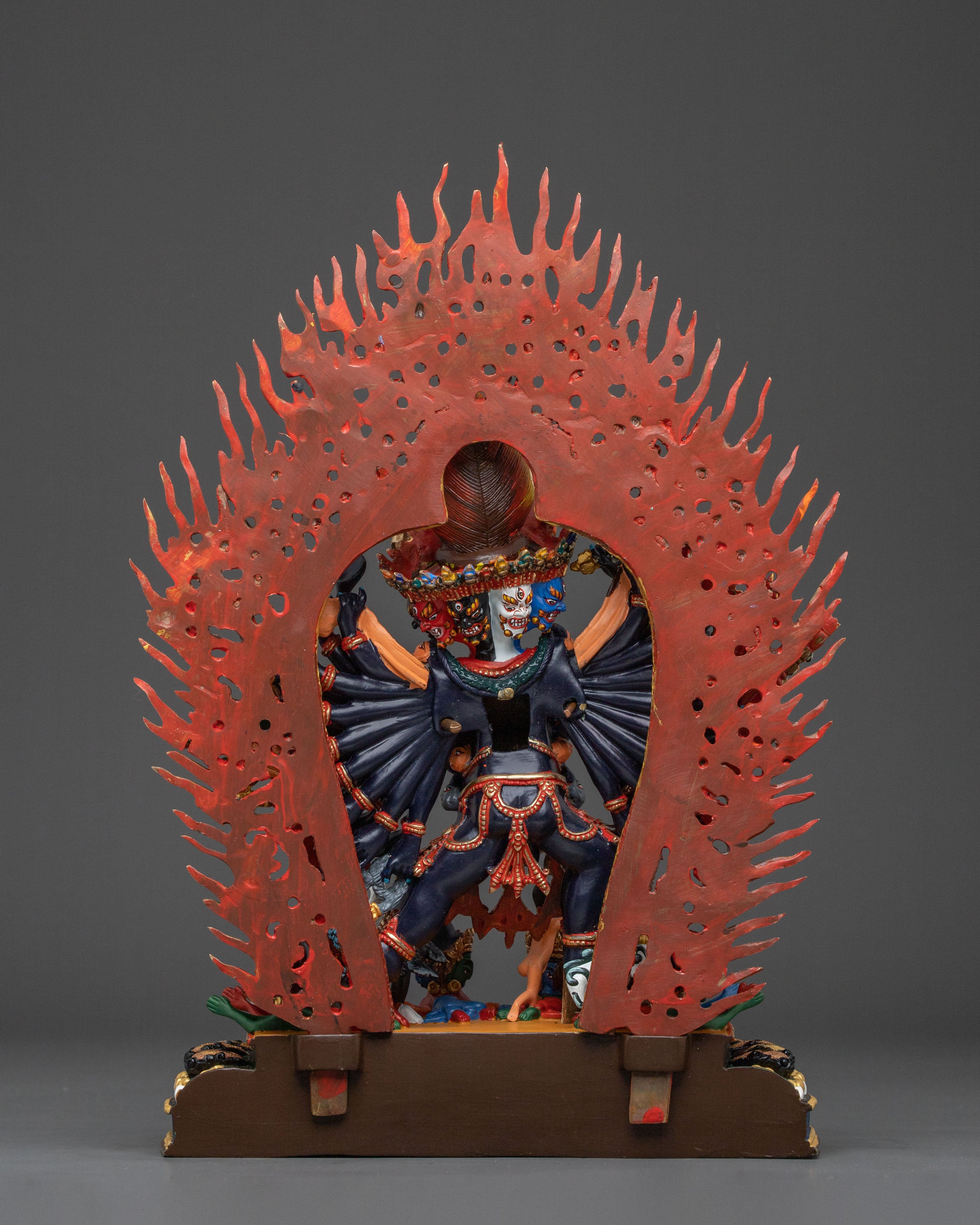 Tibetan Protector Yamantaka Statue | Wrathful Deity of Wisdom & Protection