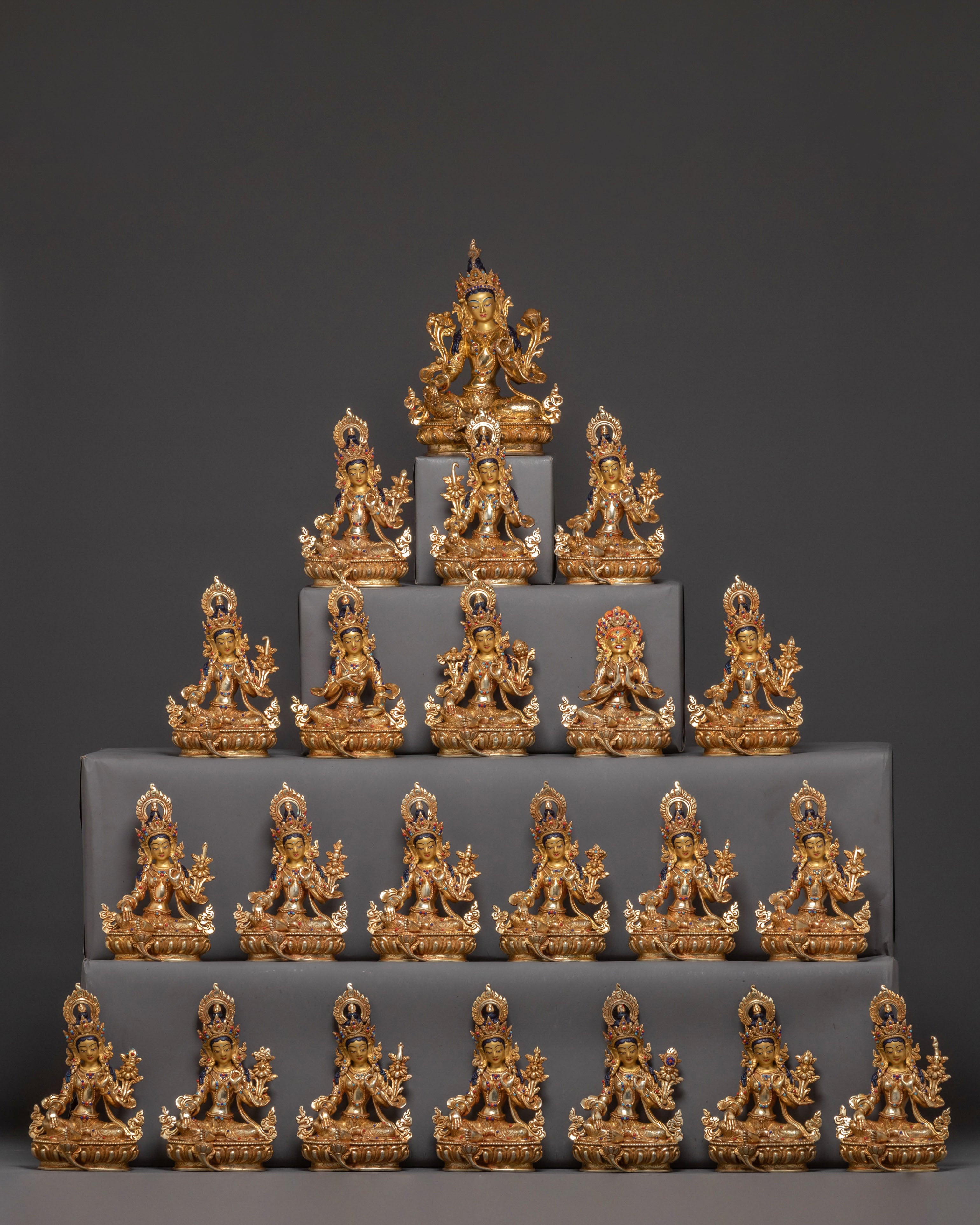 21 Tara Divine Statue Set 