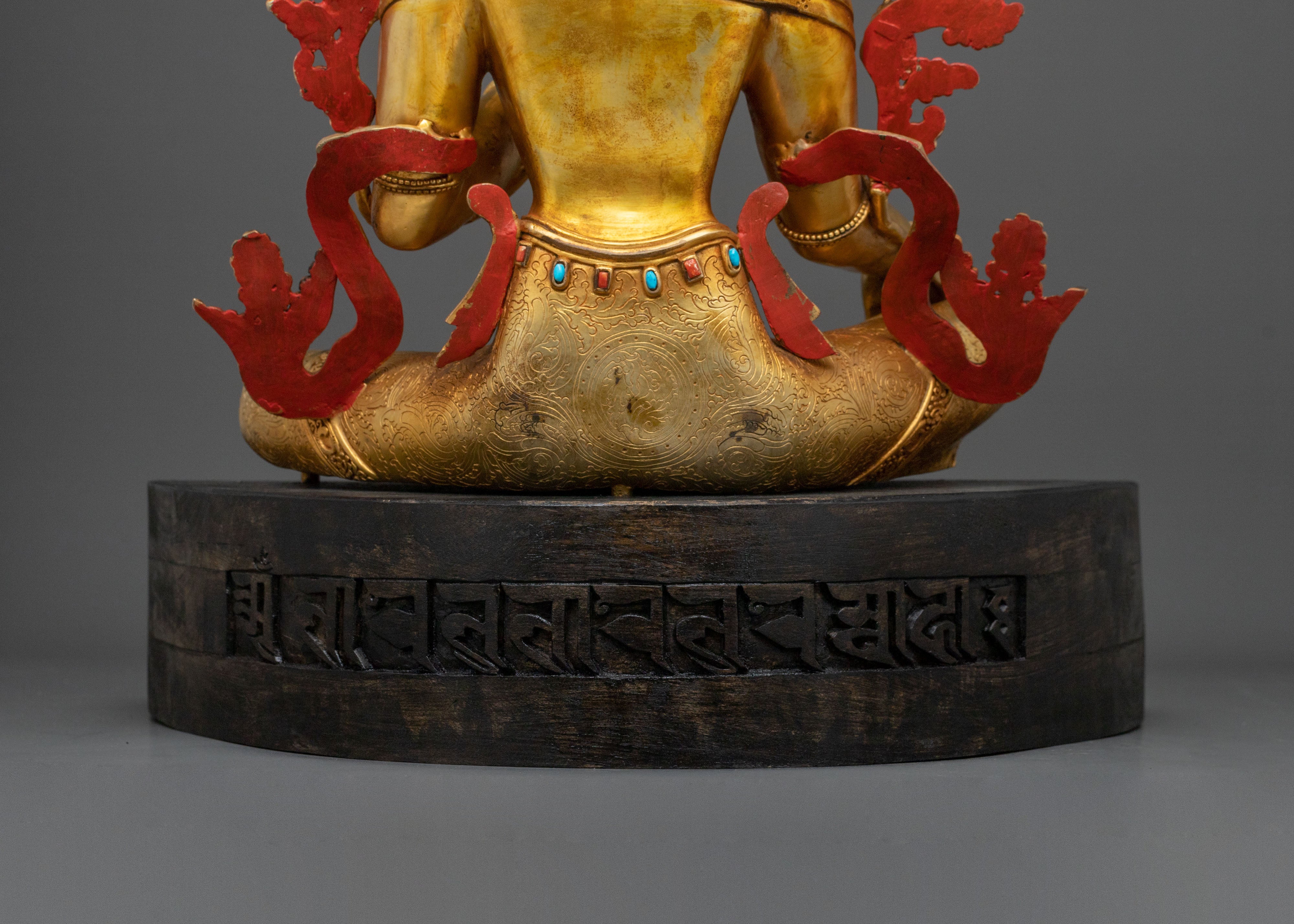 Green Tara Sacred Statue | Tibetan Goddess