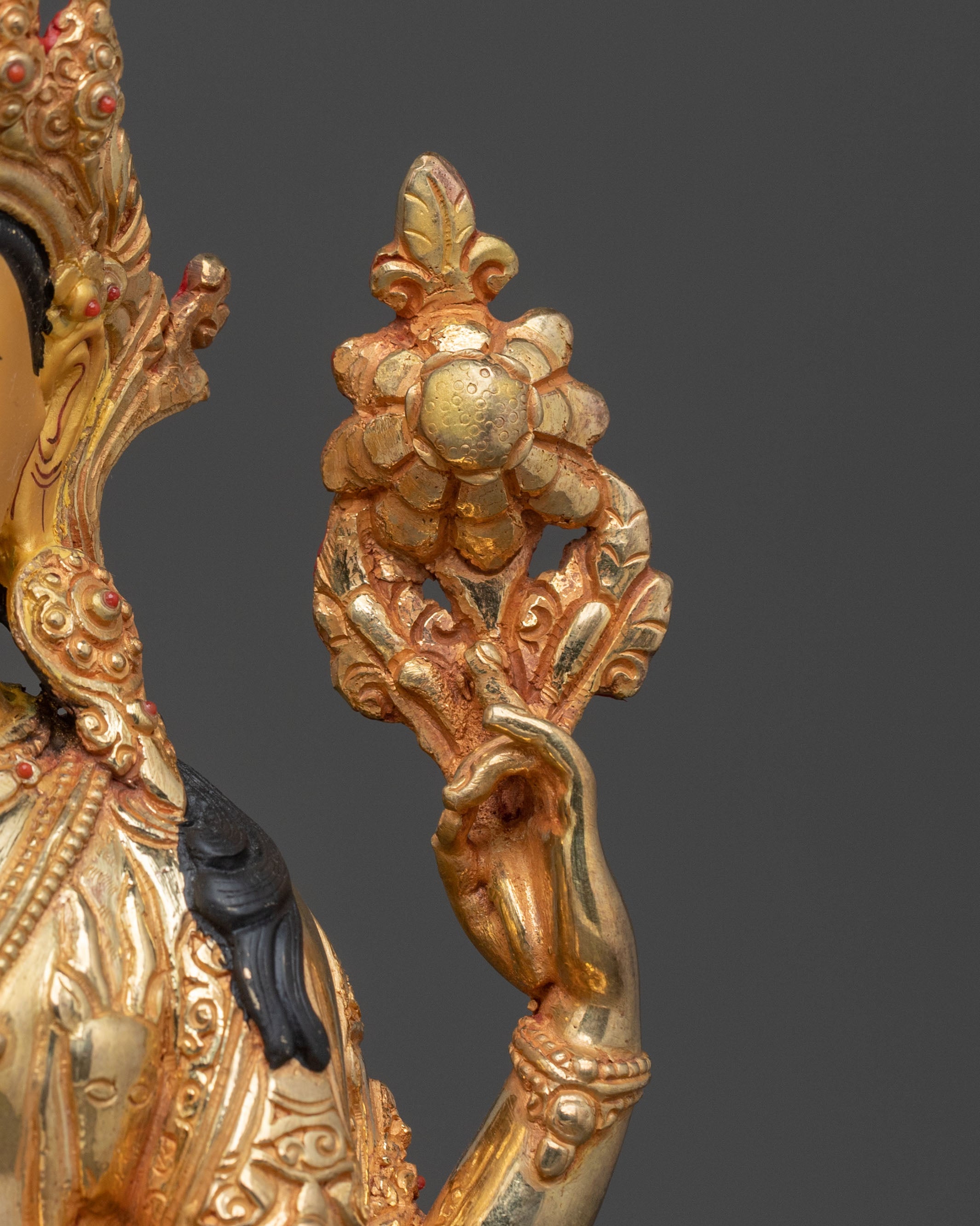 Chenrezig Handcrafted Himalayan Sculpture | Tibetan Buddhist Art
