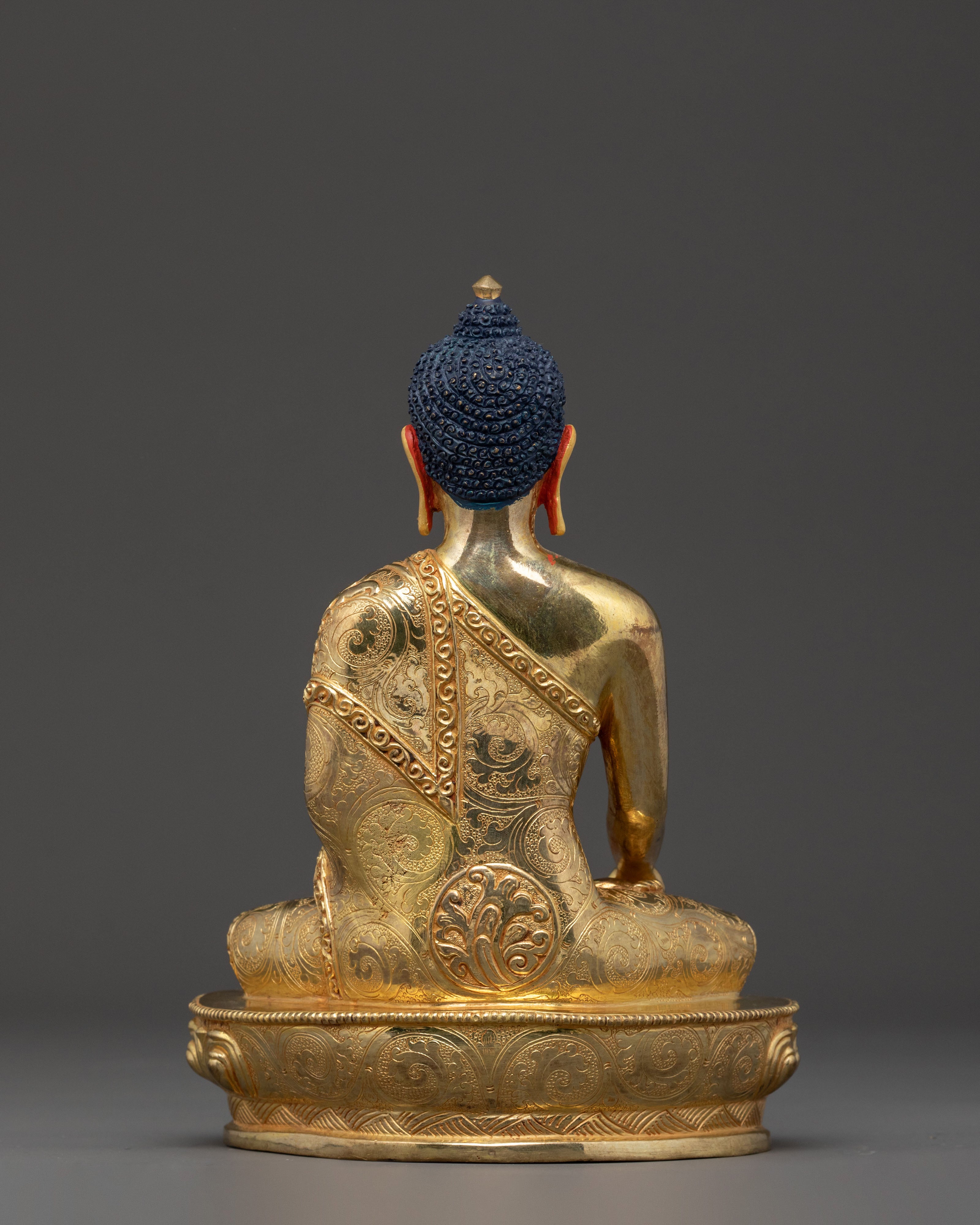Sacred Shakyamuni Buddha Statue | 24K Gold Gilded