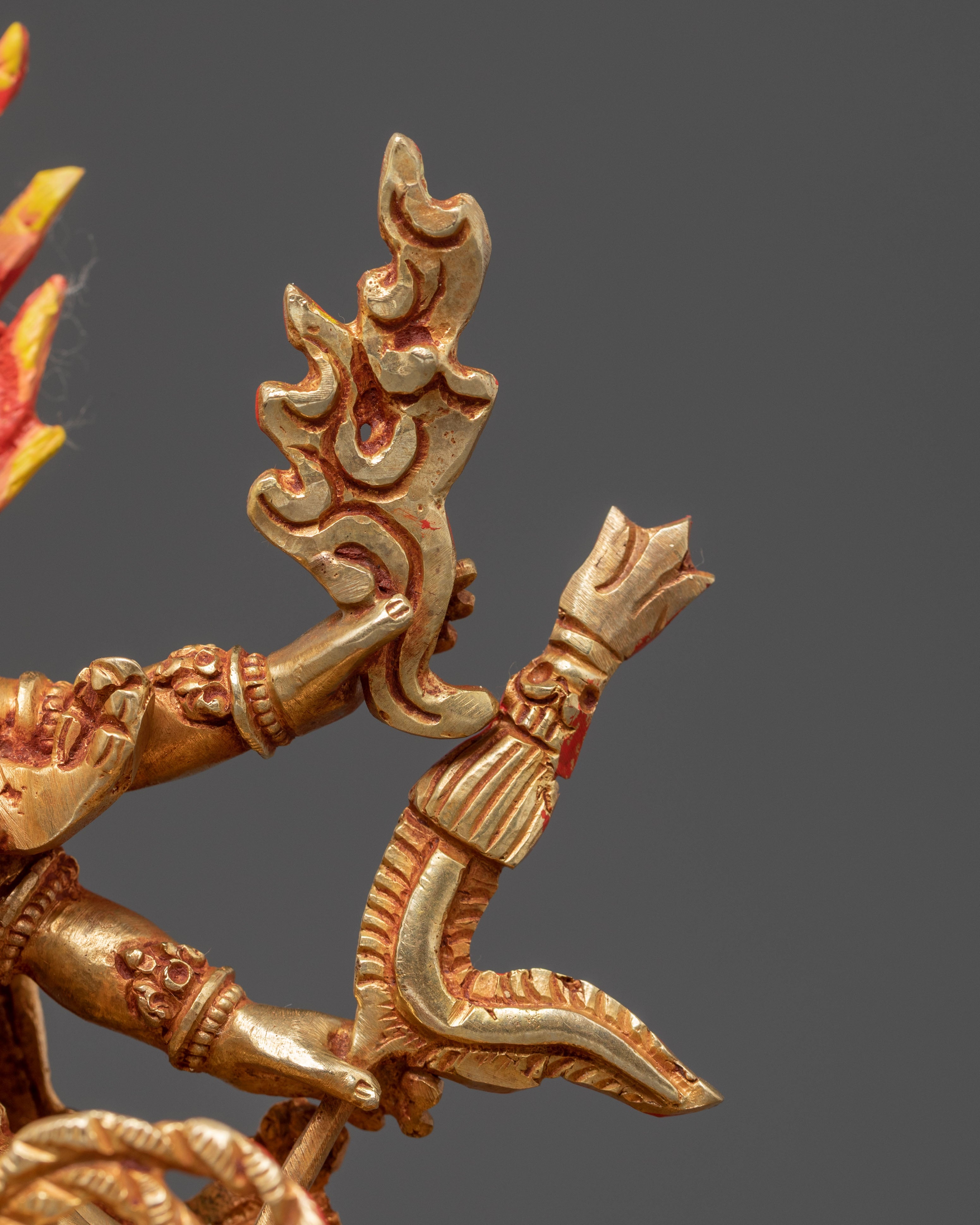Handcrafted Buddhist Protector Hayagriva Sculpture | Guardian of Dharma