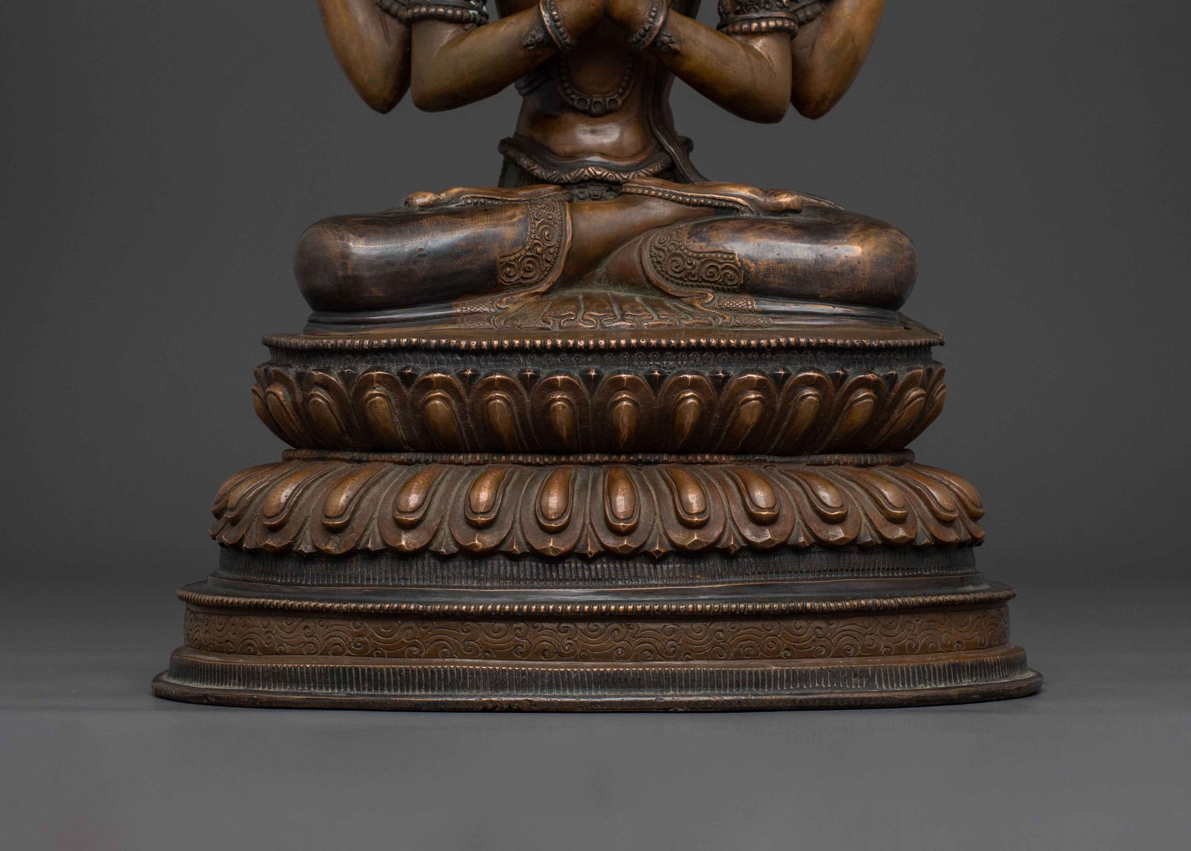 Avalokiteshvara Compassion Statue | Deity of Mercy and Loving-Kindness