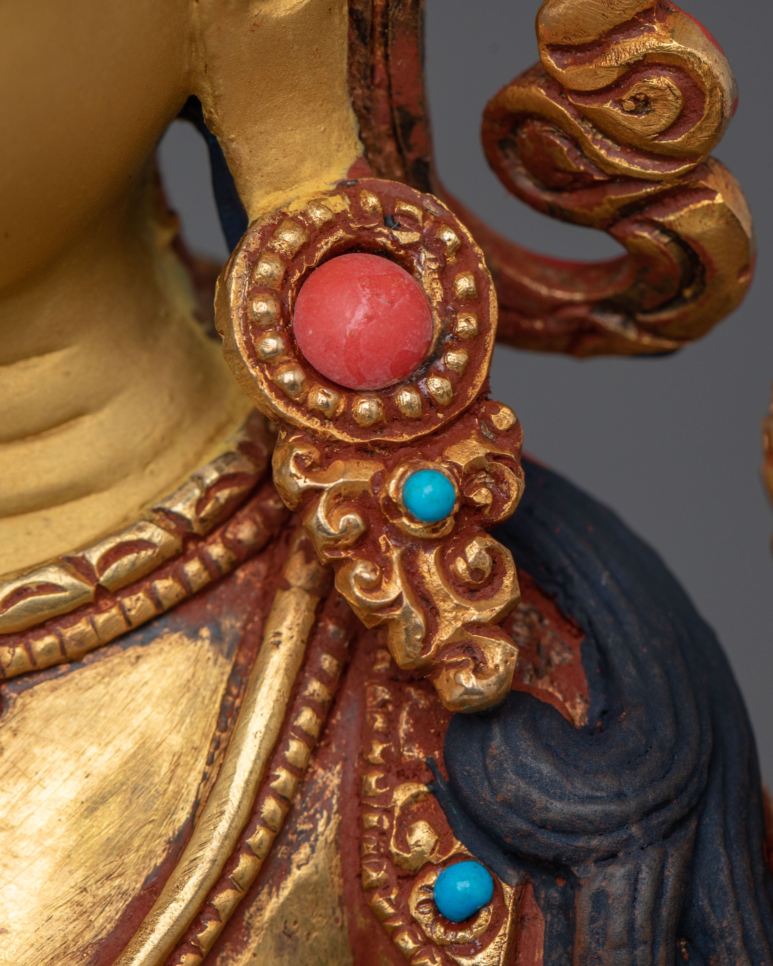 Green Tara Statue | Radiant Tibetan Goddess Figurine