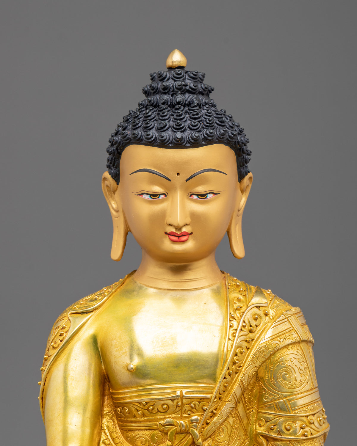 Shakyamuni Buddha Statue | Hand-Carved Buddhist Figurine
