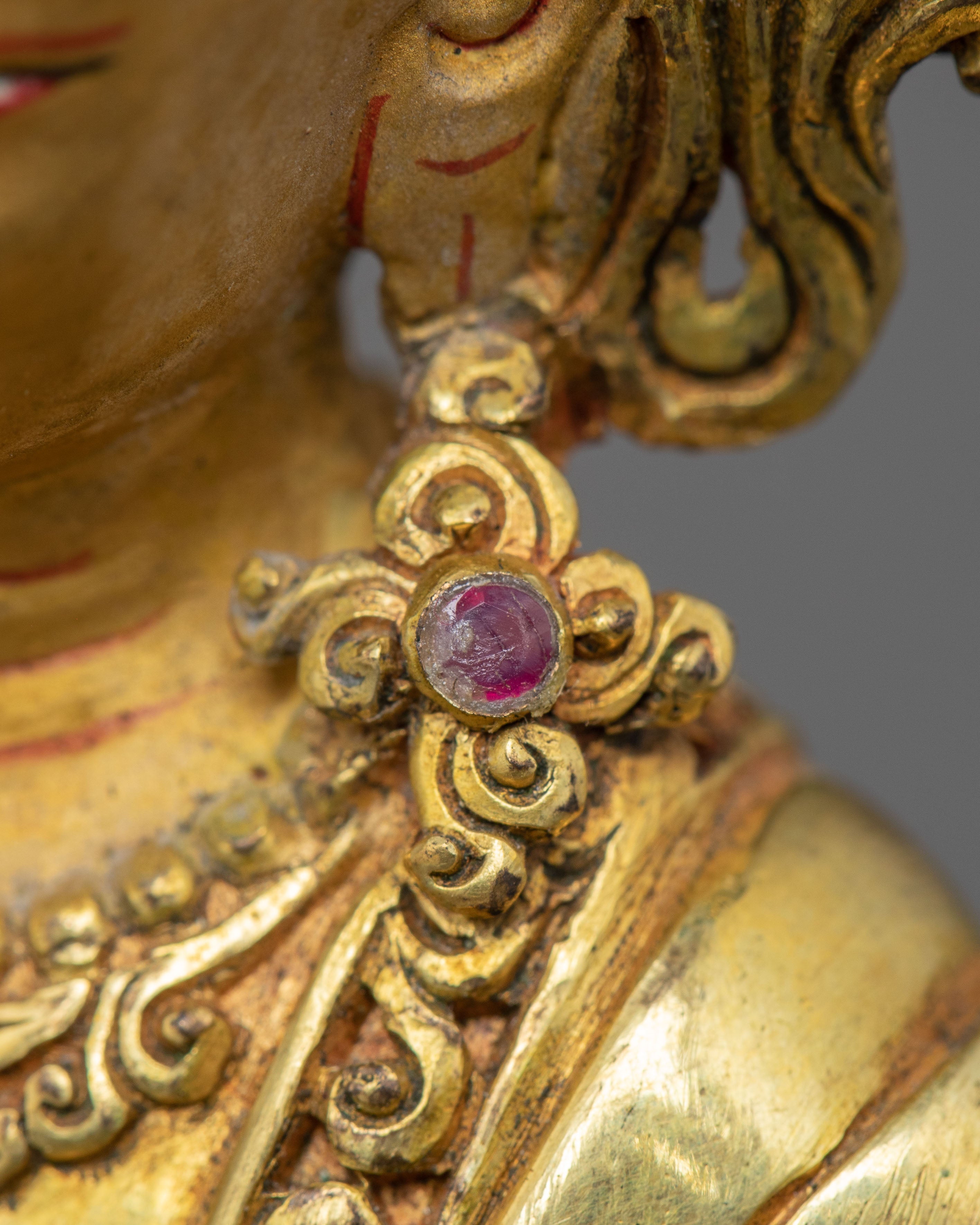 Handmade Statue of Crowned Amitabha Buddha | Pure Land Buddha