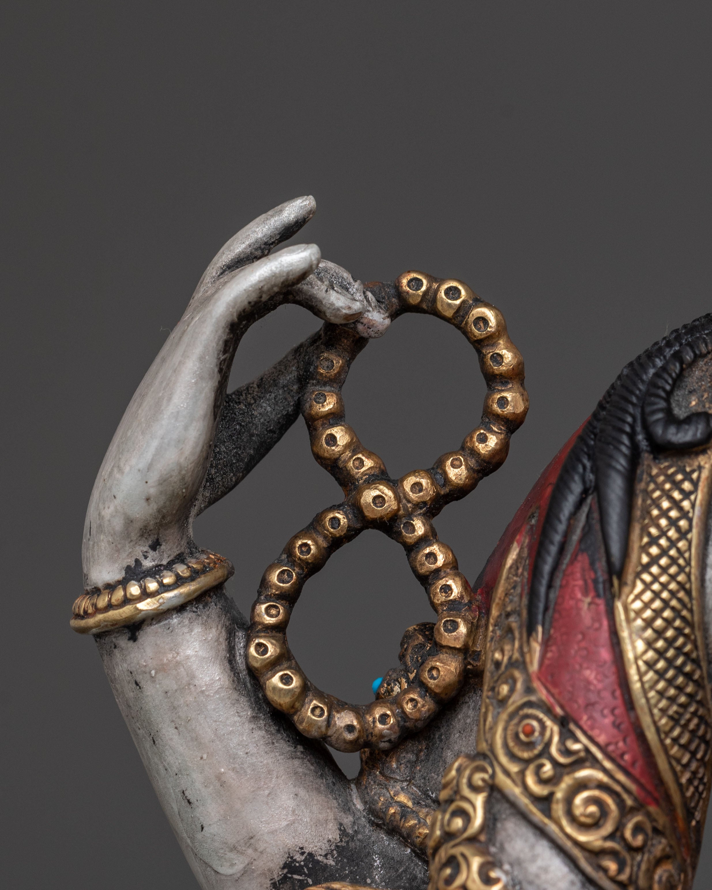 Traditional Himalayan Figurine of Chenrezig