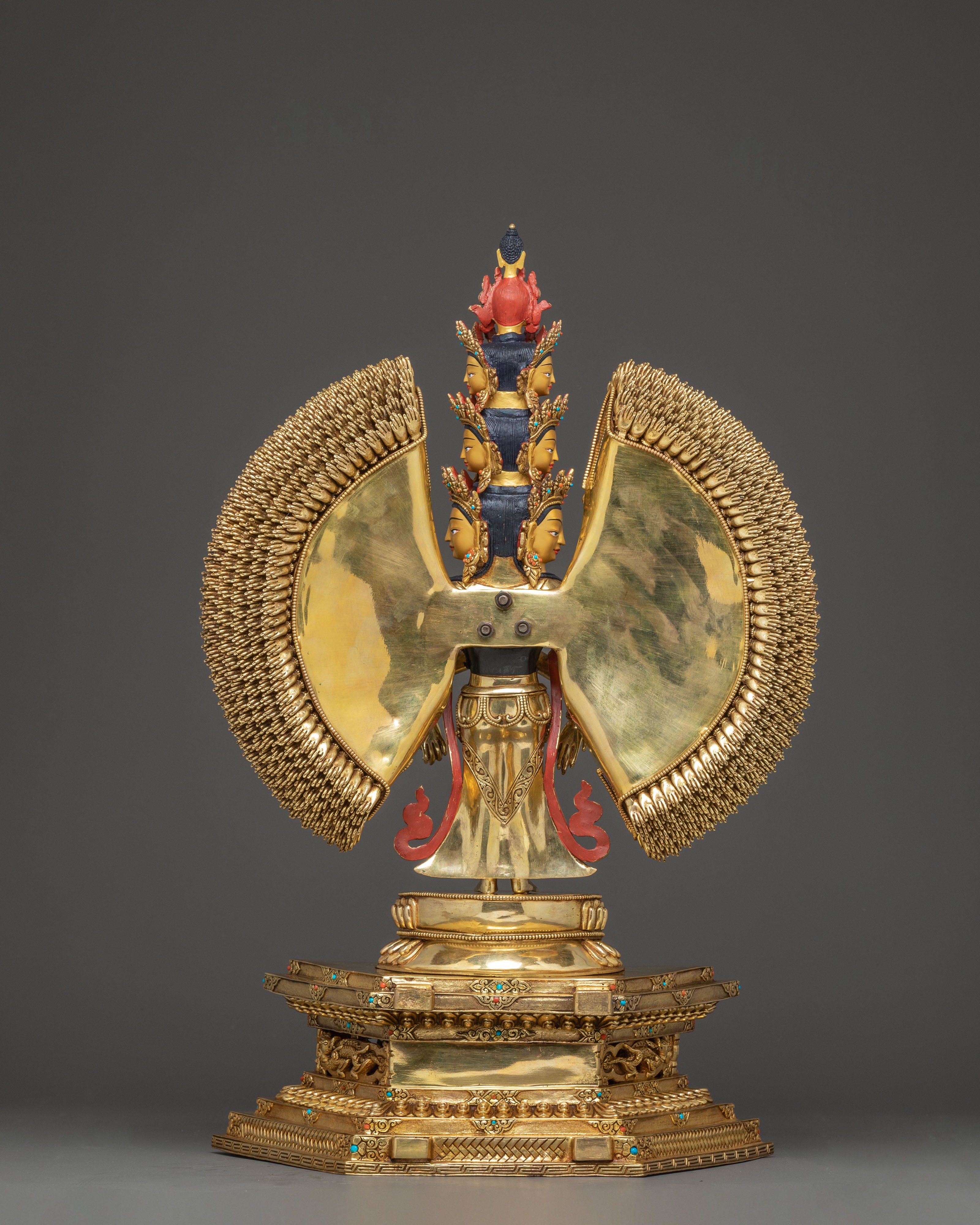 Thousand Armed Chenrezig Copper Sculpture | Compassionate Bodhisattva