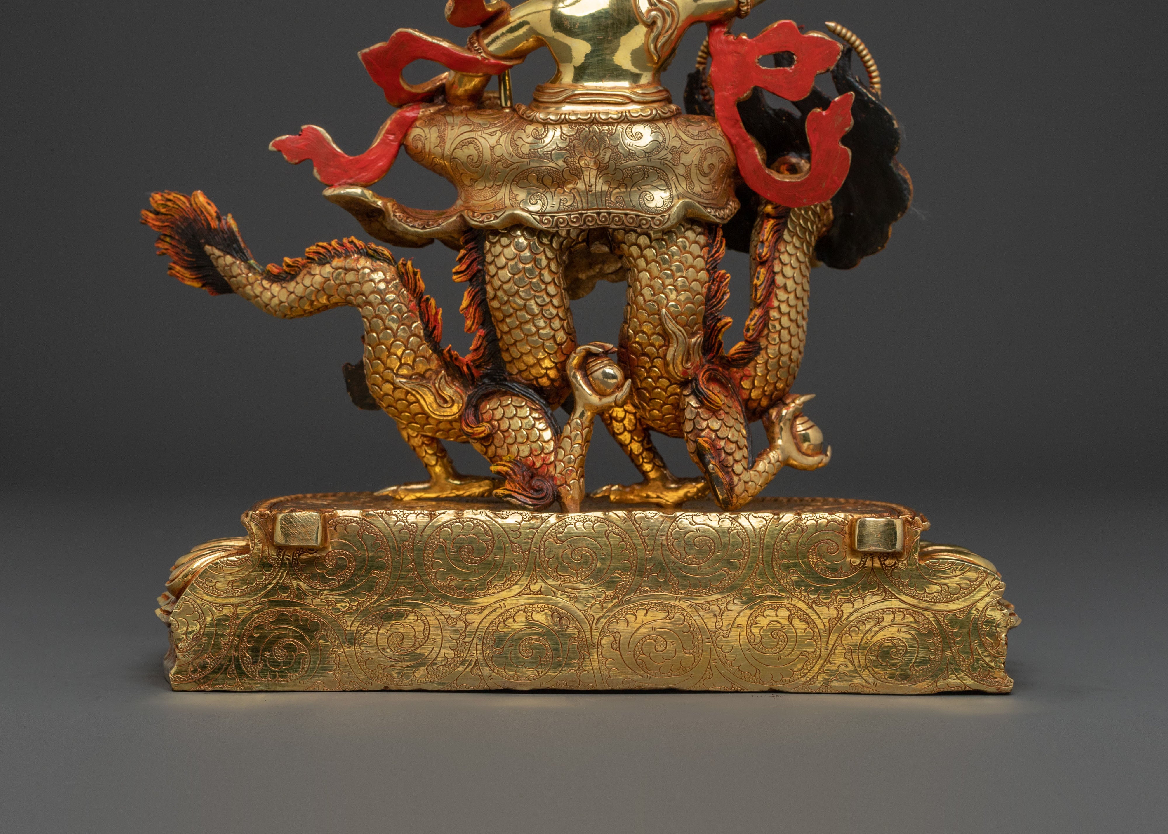 White Dzambhala Sacred Statue | Wealth God