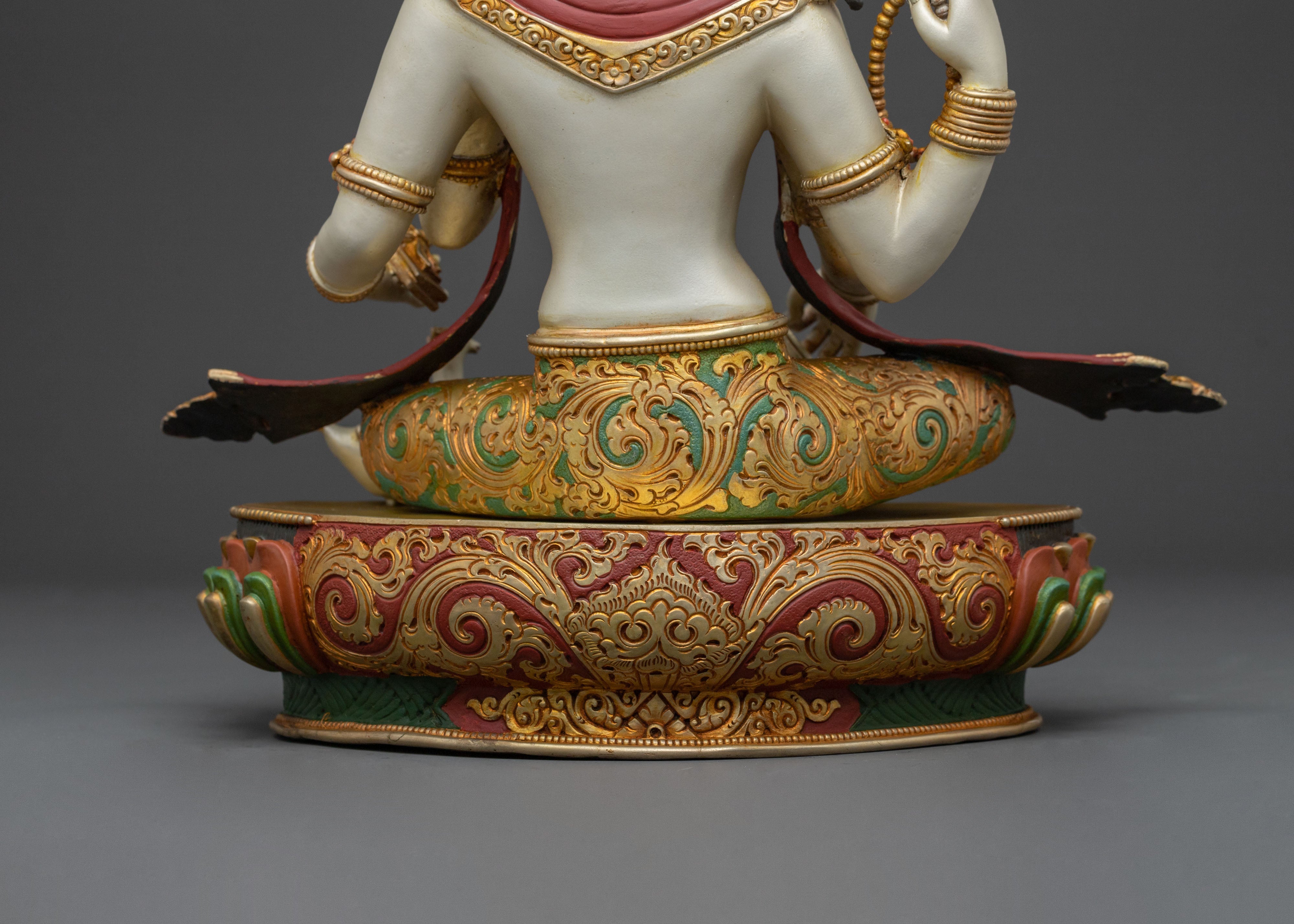 Goddess of Wisdom Saraswati Statue | Divine Hindu Goddess of Knowledge