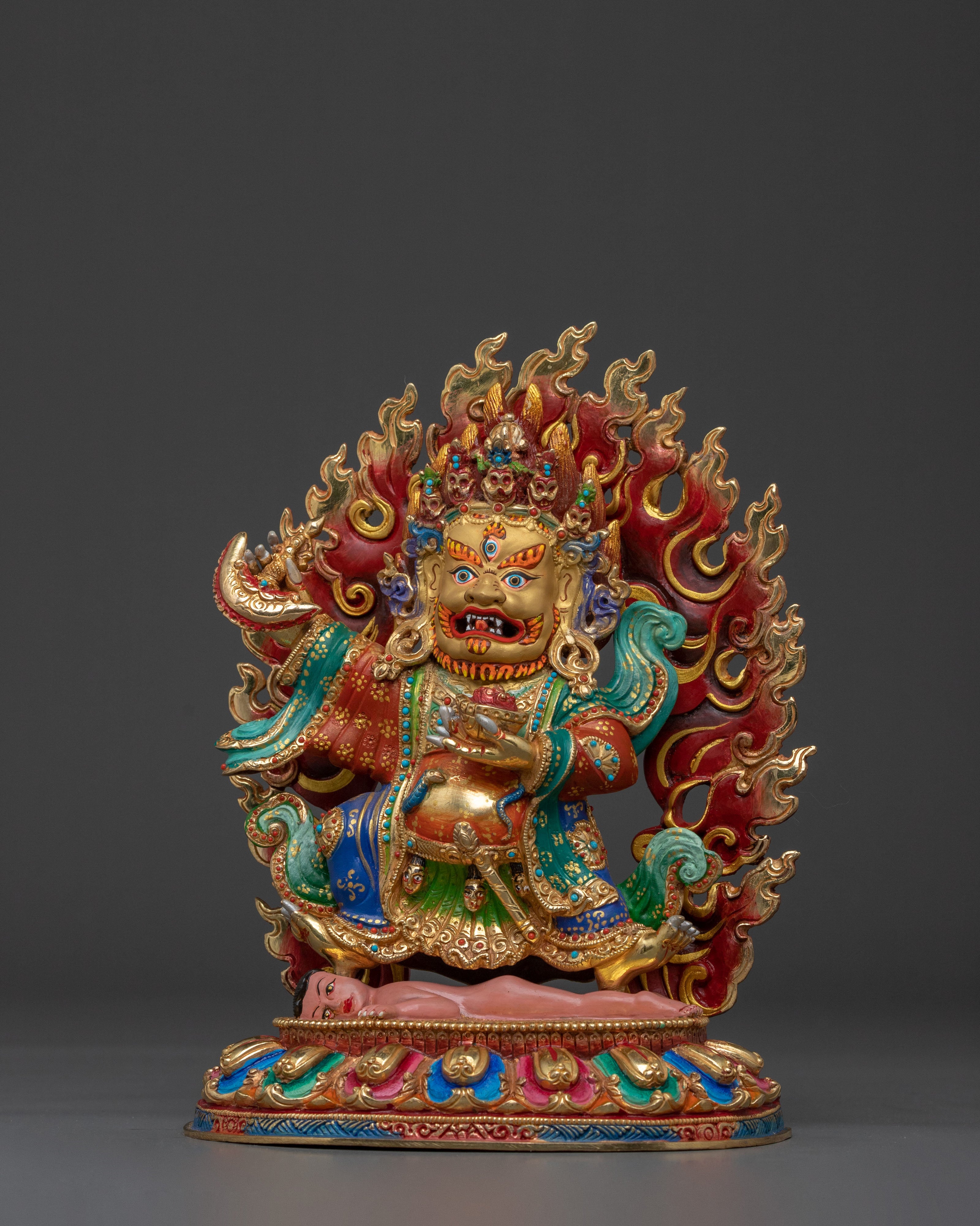 Mahakala Bernakchen Sculpture | Fierce Protector