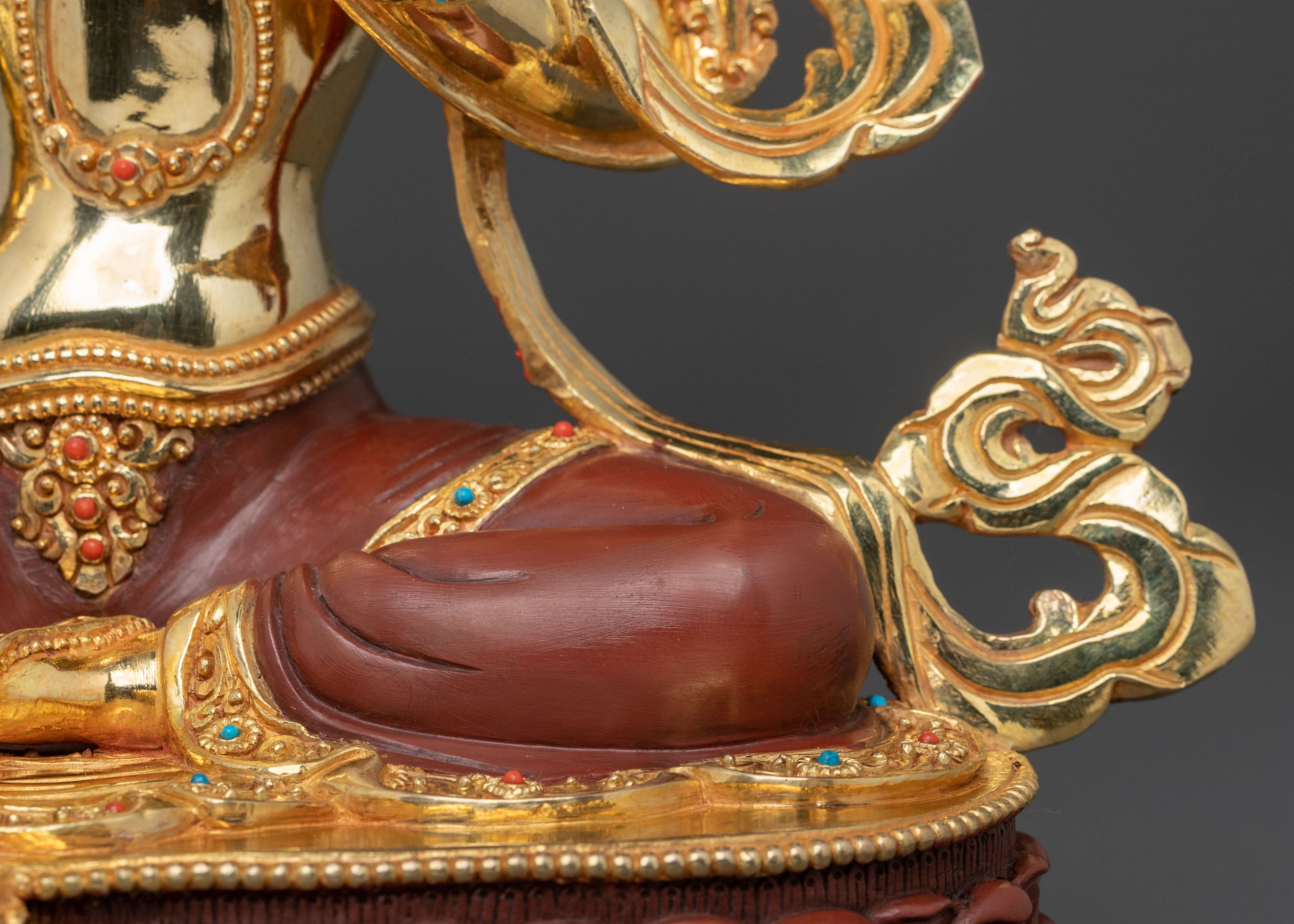Green Tara Meditation Statue | Handcrafted Serenity