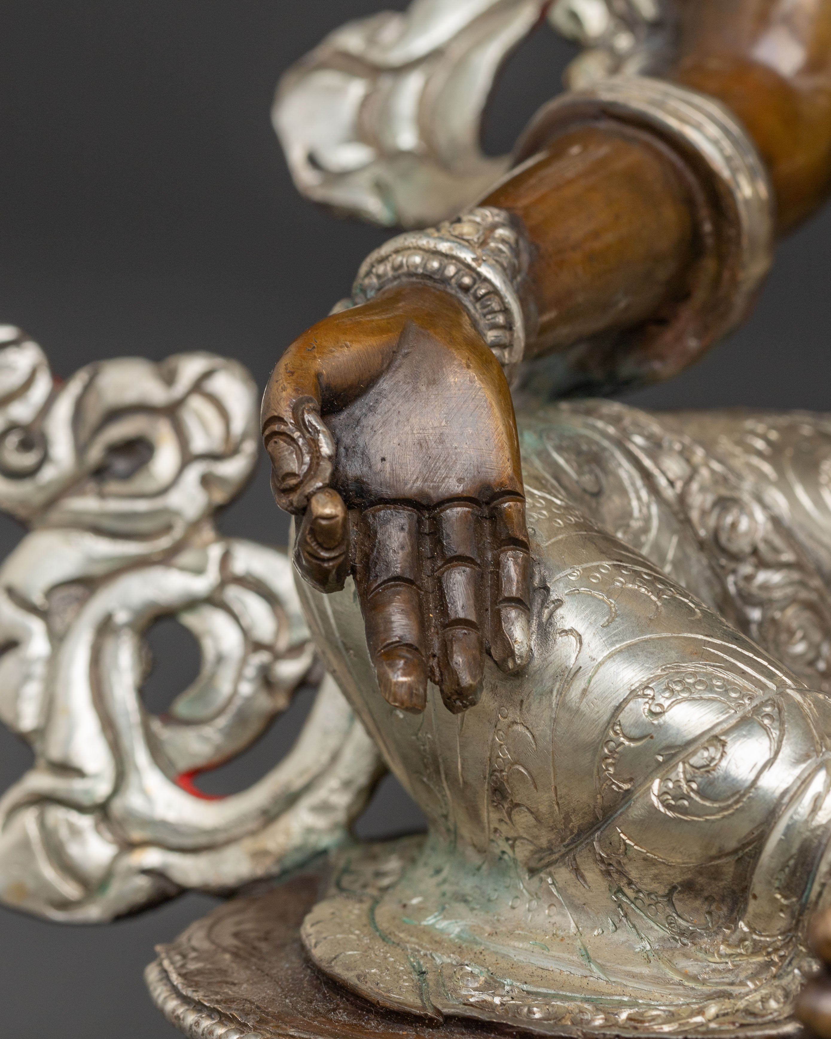 Handmade Shyama Tara Oxidized Statue | Mother of All Buddhas