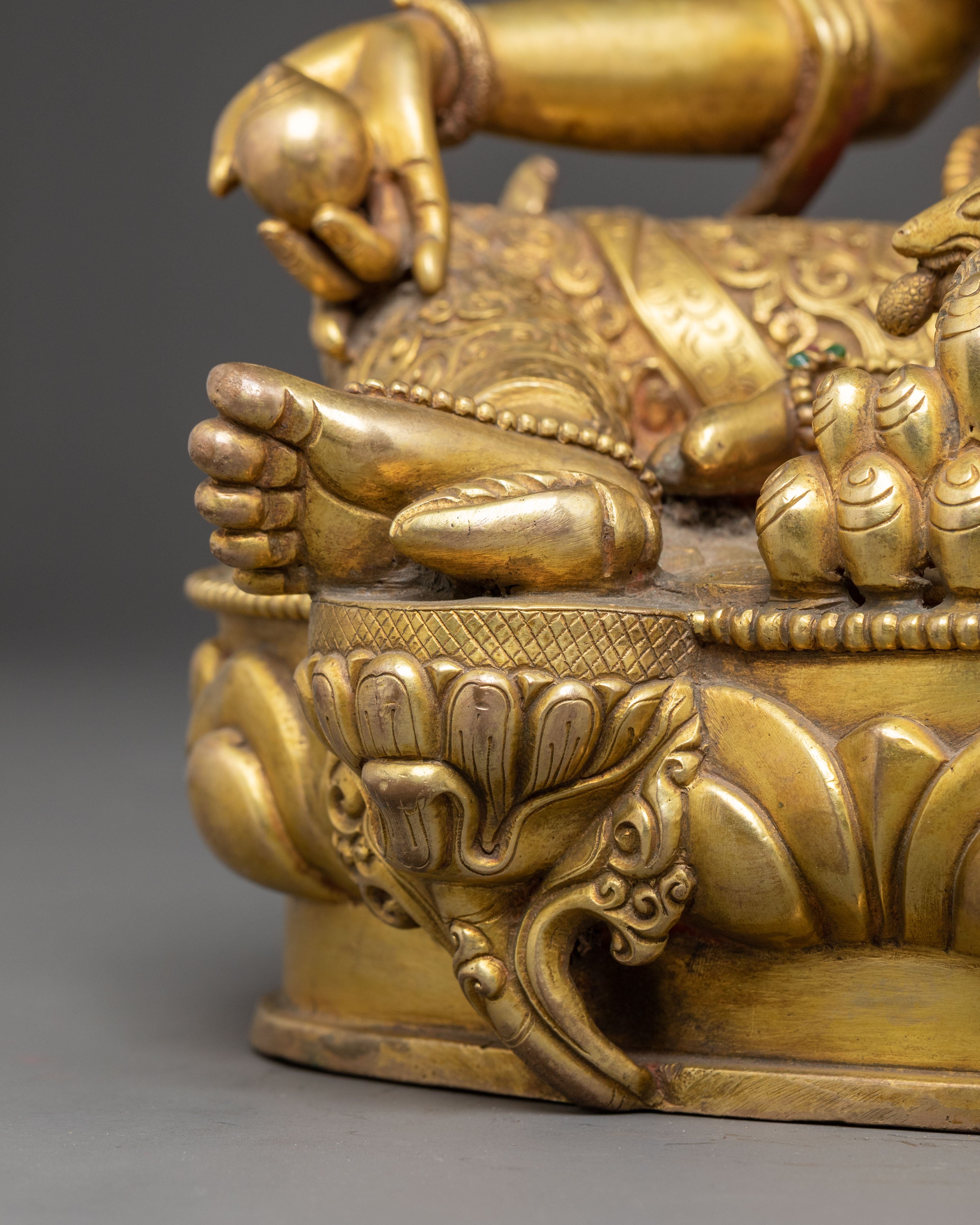 Dzambhala Statue for Attracting Abundance | Tibetan Wealth Deity