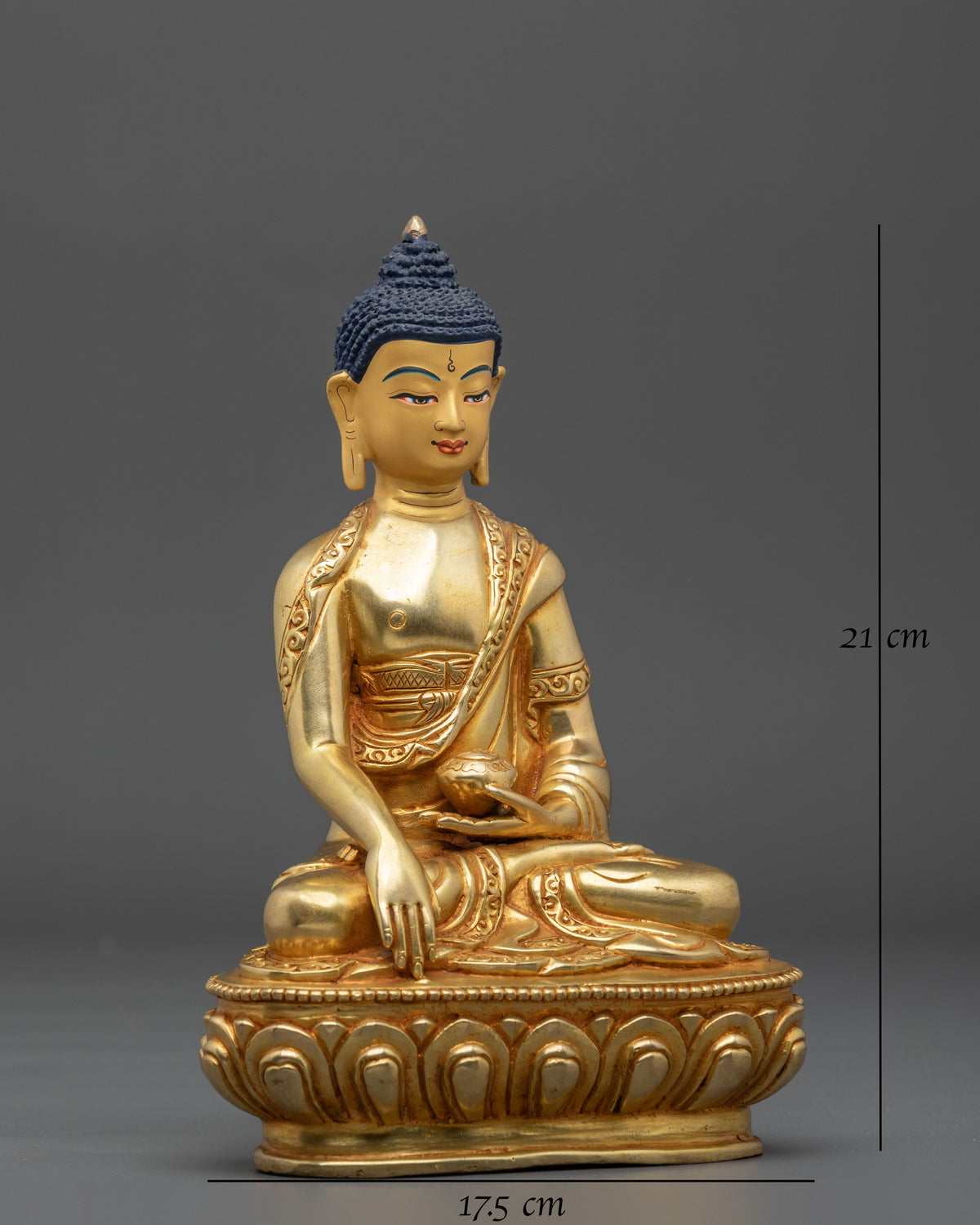 Traditional Shakyamuni Buddha Statue | Buddhist Altar Figure